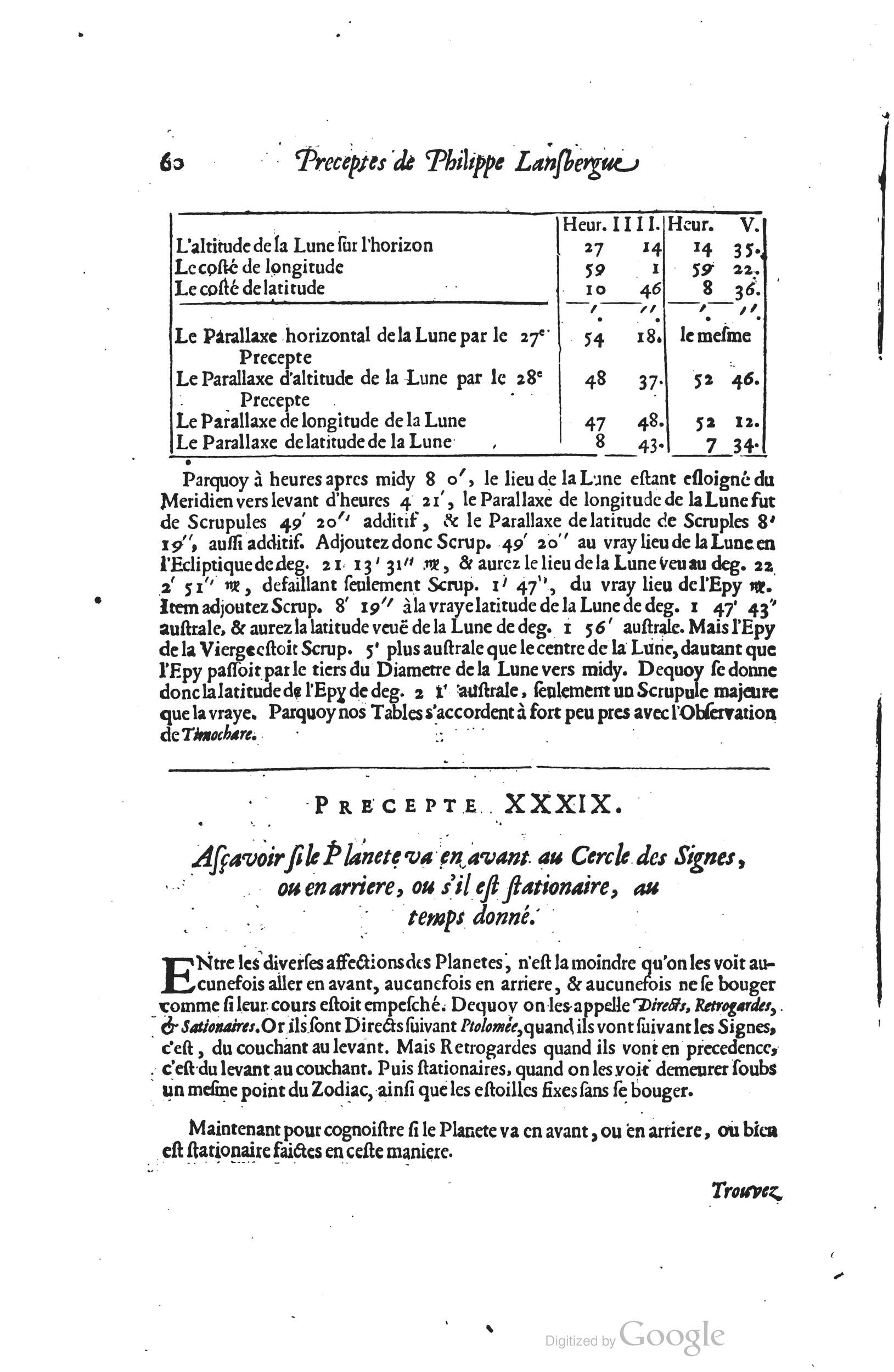 1634 - Zacharie Roman - Les Tables perpétuelles - Universiteit Leiden