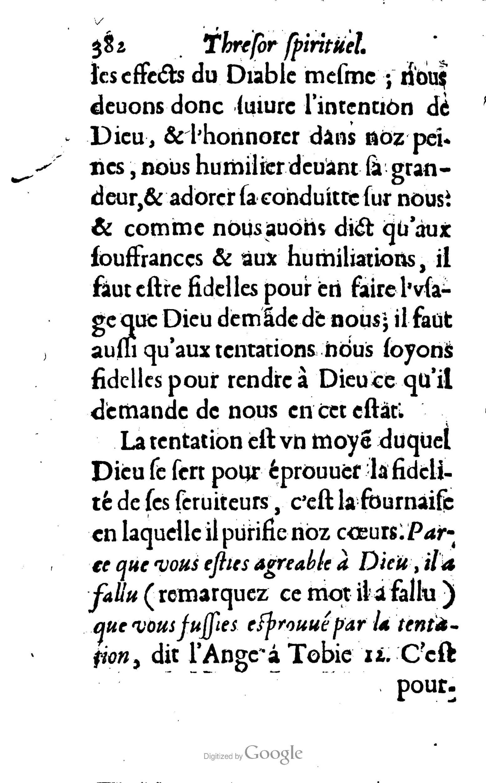1633 - François Waudré - Trésor spirituel contenant les excellences du christianisme - BM Lyon