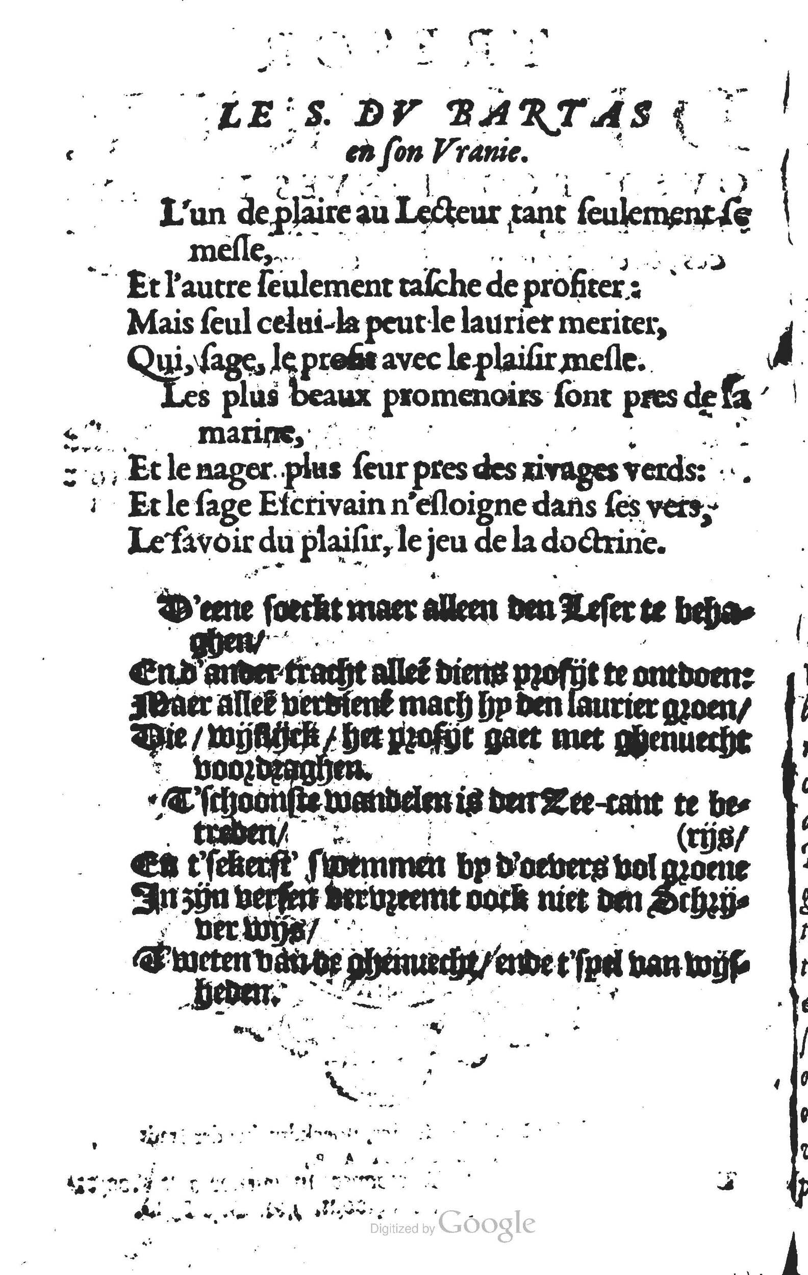 1594 - Cornelis Claesz - Trésor de vertu - BU Leiden