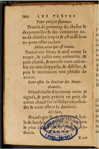 1586 - Benoît Rigaud - Trésor des fleurs et secrets de médecine - Université Paris Cité