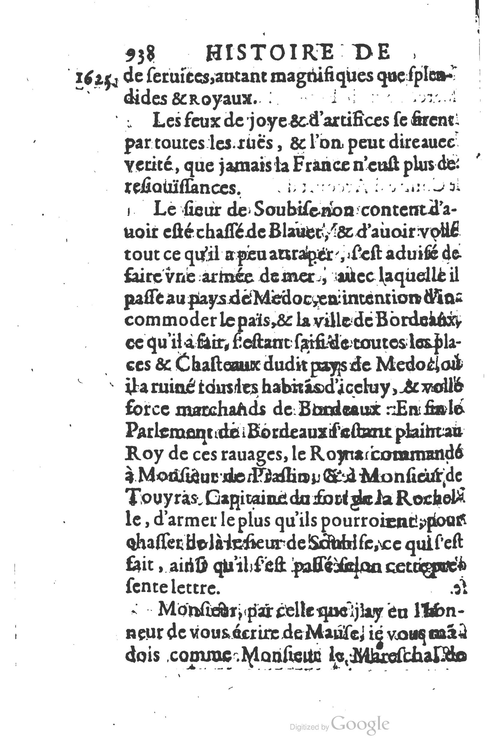 1626 - Joseph Bouillerot - Trésor de l’histoire générale de notre temps - BSB Munich