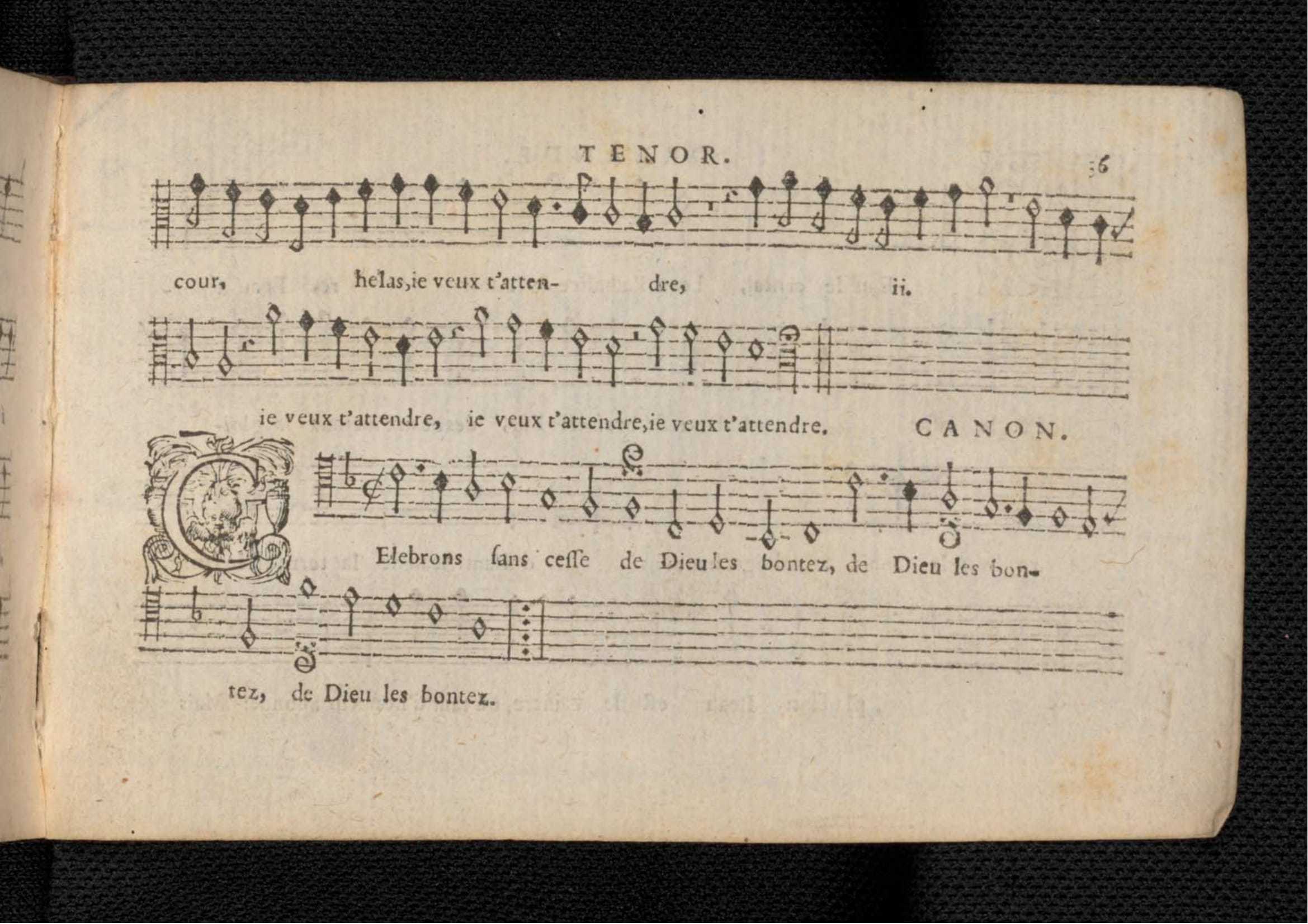 1576 - [Pierre de Saint-André] - Trésor de musique d’Orlande de Lassus Tenor - KBR Bruxelles