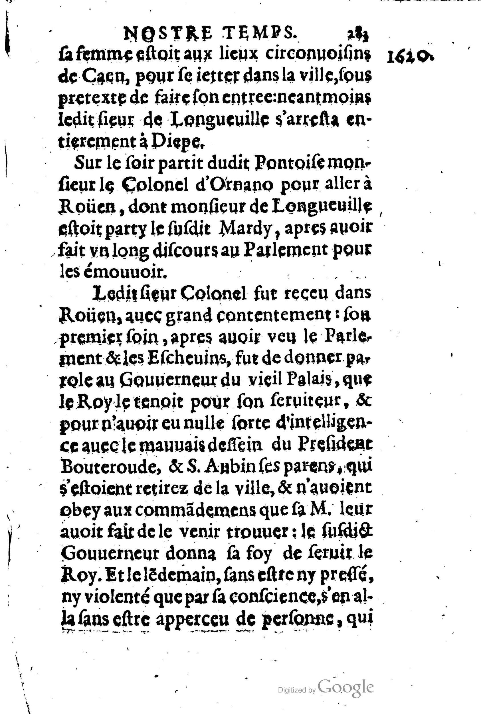 1623 - Joseph Bouillerot - Trésor de l’histoire générale de notre temps - BM Lyon
