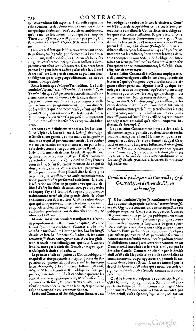 1629 - Veuve Nicolas Buon - Trésor du droit français (29620 T. 1) - BM Lyon