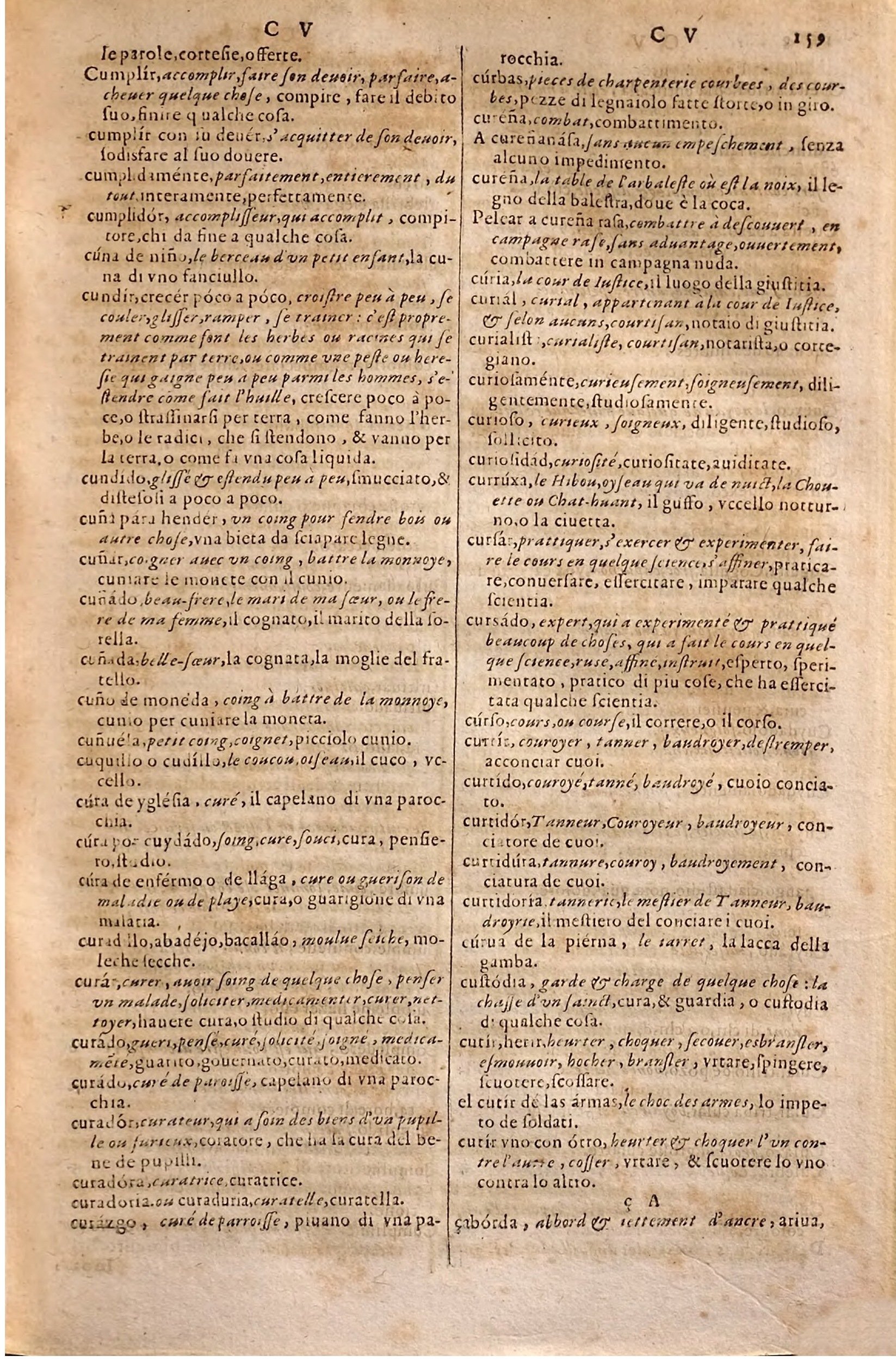 1627 - Jacques Crespin - Trésor des trois langues - Regensburg