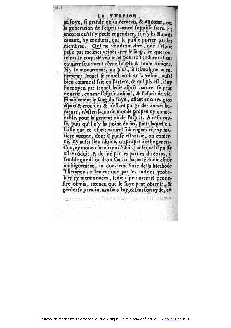 1560 - Pierre et Jan Moine - Trésor de médecine - Université Paris Cité