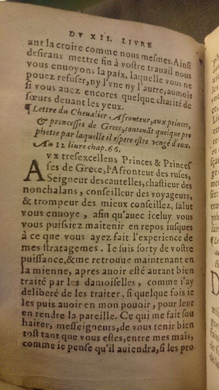 1563 - Jacques Kerver et Jean Ruelle - Trésor des Amadis - British Library