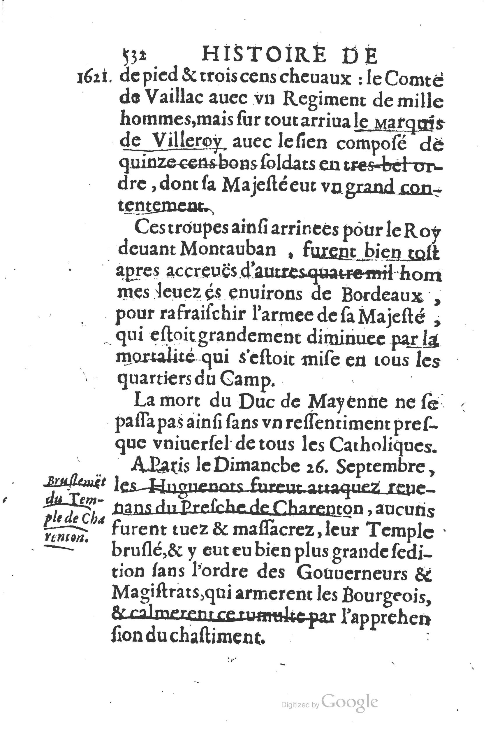 1626 - Joseph Bouillerot - Trésor de l’histoire générale de notre temps - BSB Munich