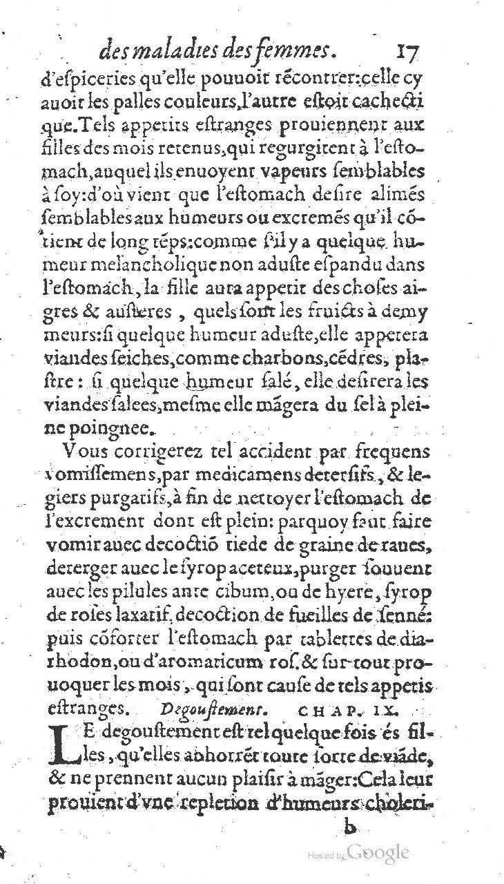 1585 - Jacques du Puis - Trésor des remèdes secrets pour les maladies des femmes - BnF