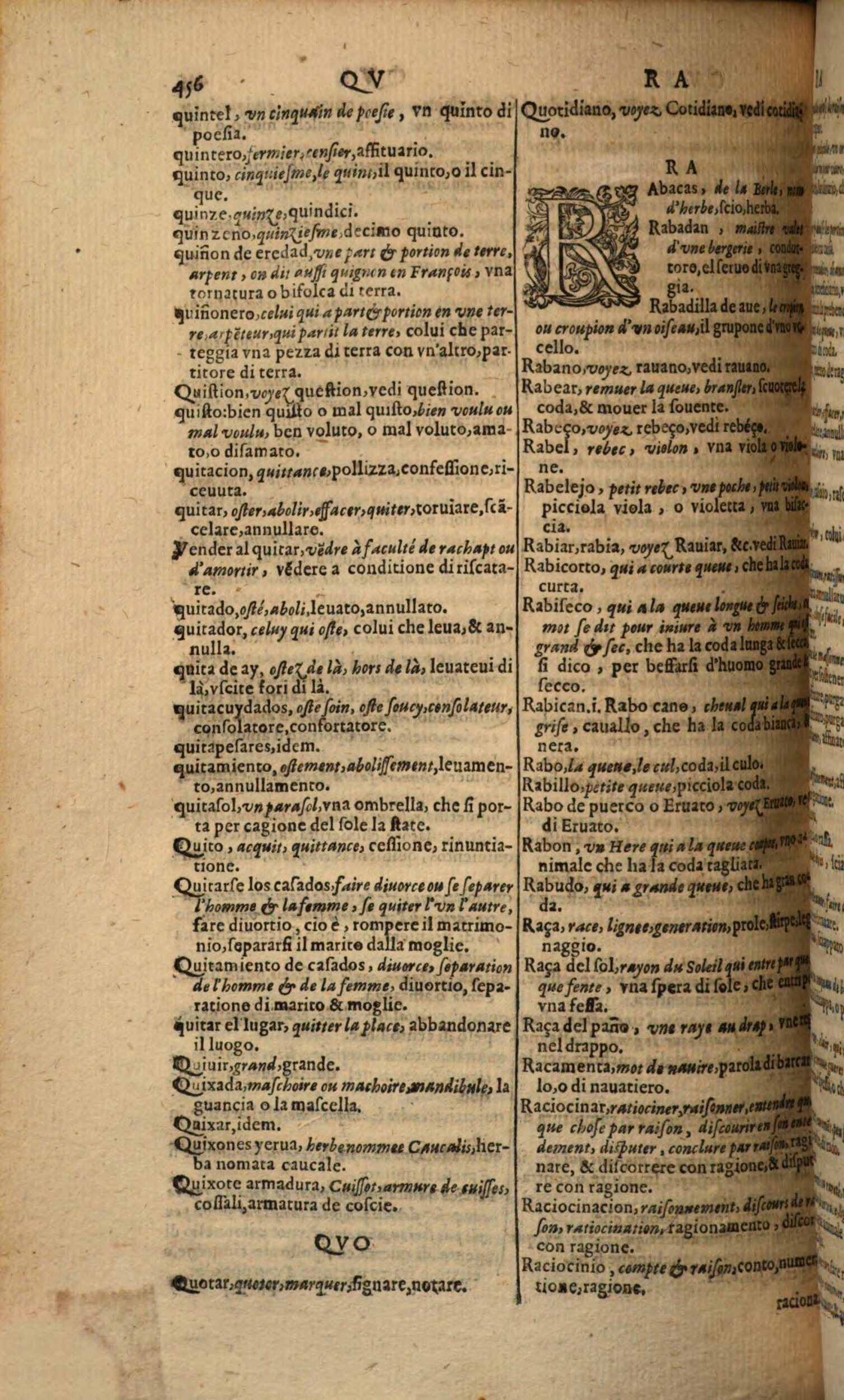 1617 - Samuel Crespin - Trésor des trois langues espagnole, française et italienne (Première partie) - Regensburg