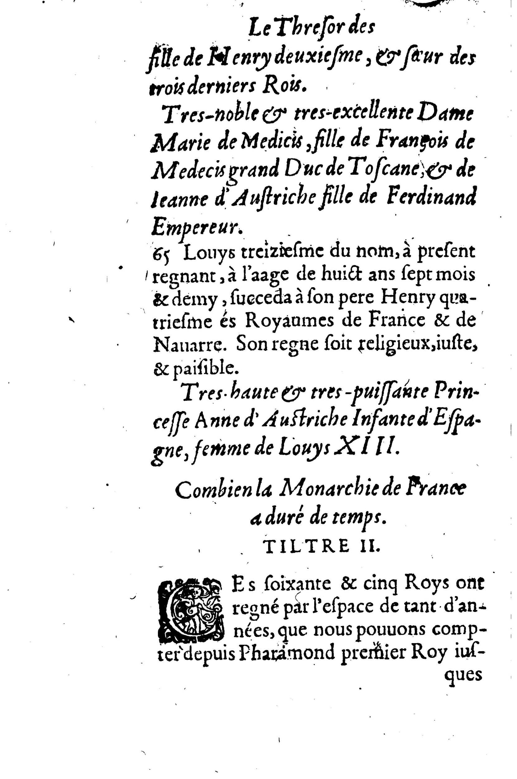 1633 - Jean Corrozet - Trésor des histoires de France - BM Lyon 1633 - Jean Corrozet - Trésor des histoires de France - BM Lyon
