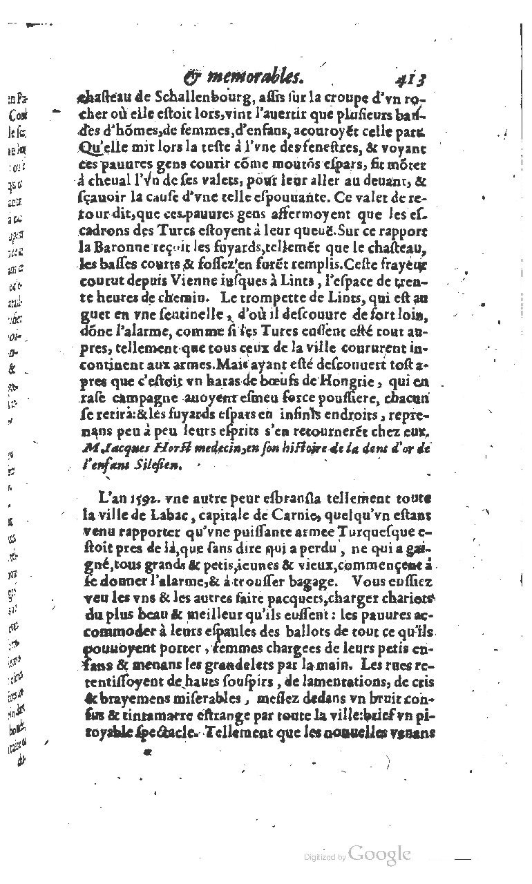 1610 - Paul Marceau - Trésor d’histoires admirables et mémorables - BSB Munich