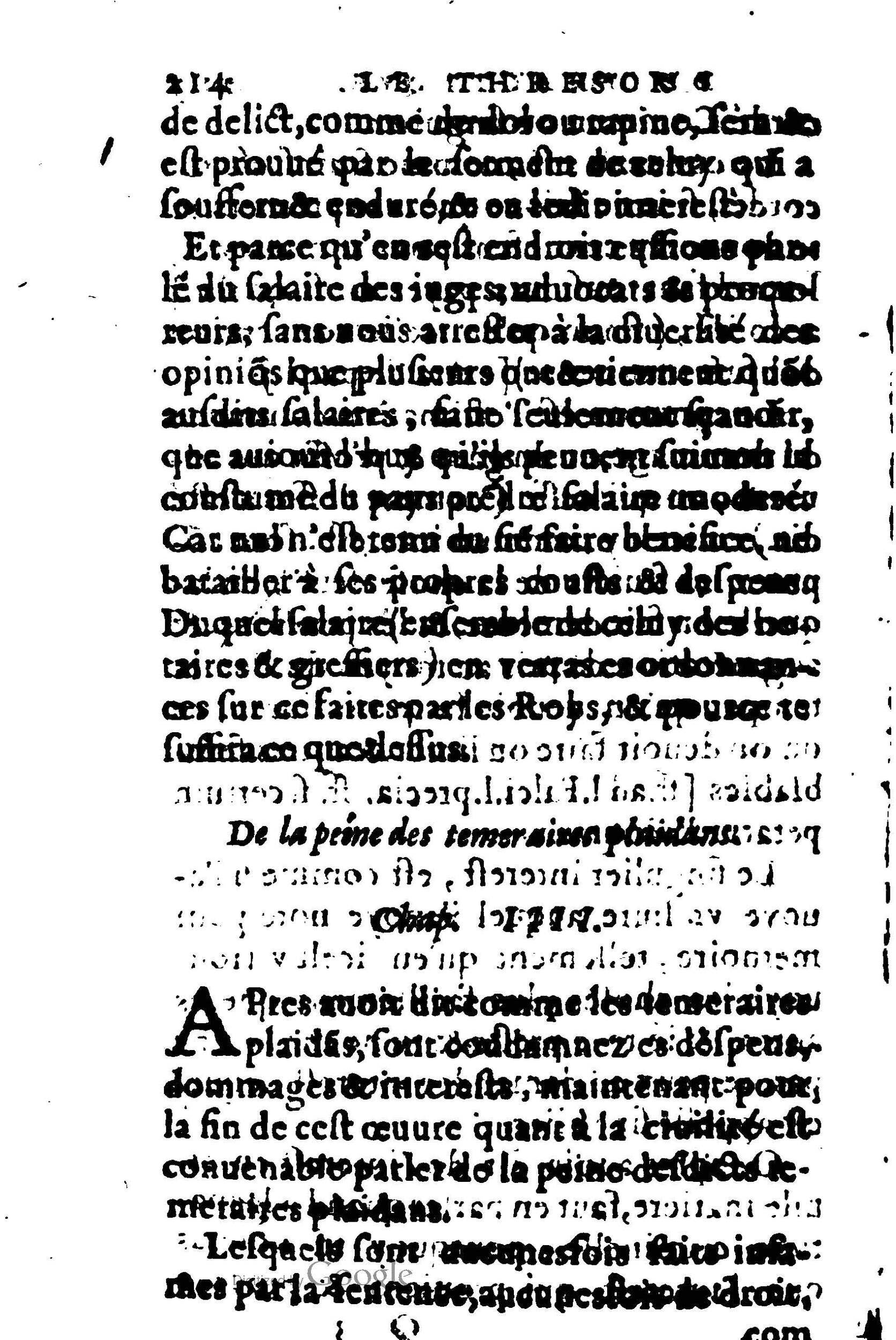 1605 - Pierre Rigaud - Trésor de pratique pour les juges - BM Lyon 1605 - Pierre Rigaud - Trésor de pratique pour les juges - BM Lyon