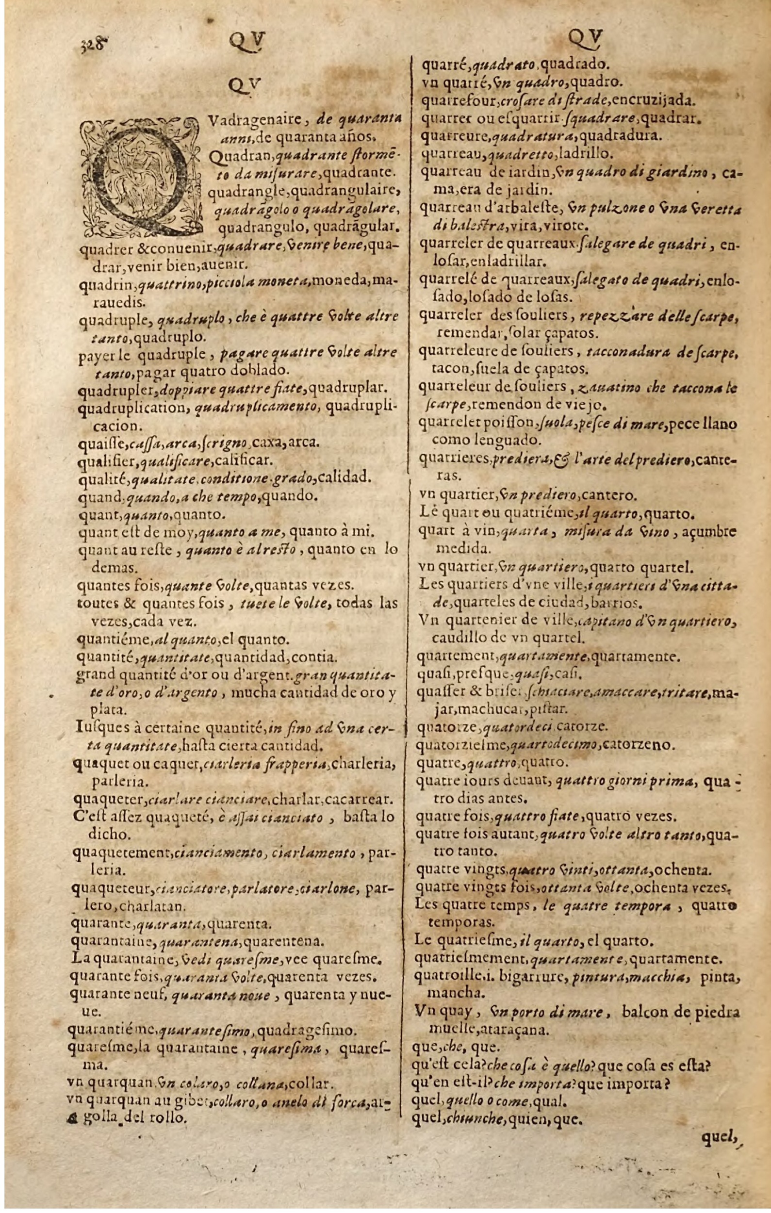 1627 - Jacques Crespin - Trésor des trois langues (Seconde partie) - Regensburg