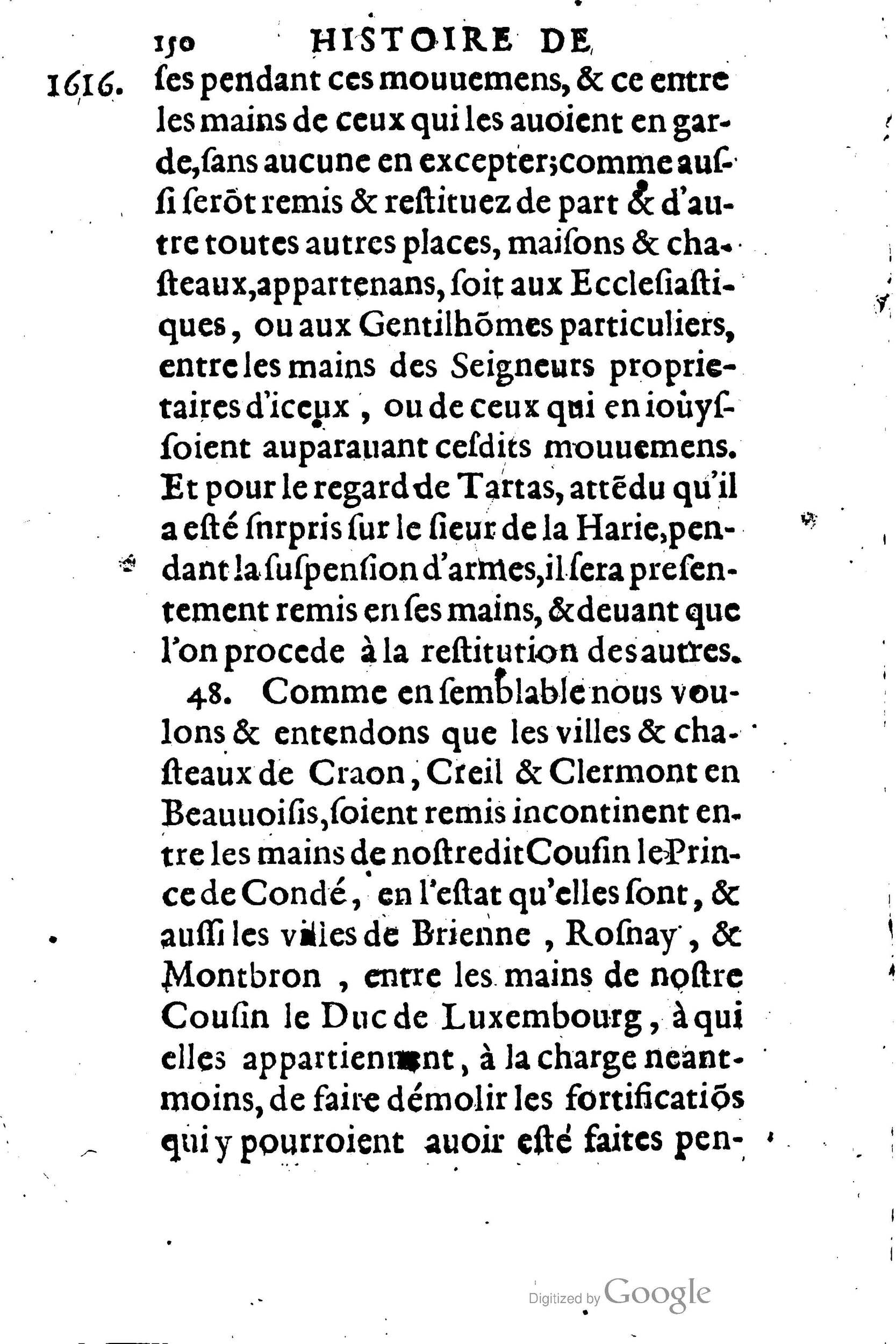 1623 - Joseph Bouillerot - Trésor de l’histoire générale de notre temps - BM Lyon 1623 - Joseph Bouillerot - Trésor de l’histoire générale de notre temps - BM Lyon