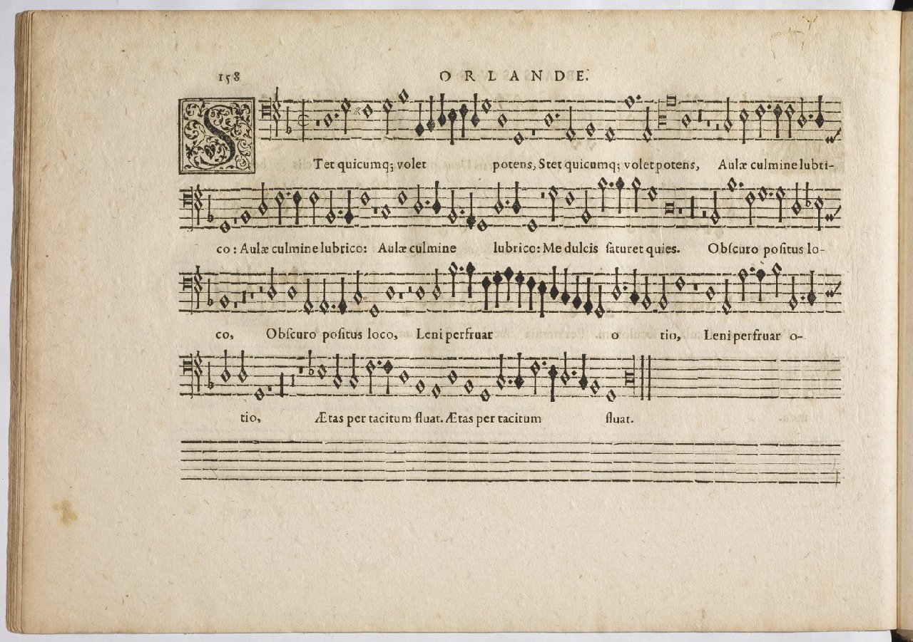 1594 - Paul Marceau - Trésor de musique d&#039;Orlande de Lassus, Superius, Bassus, Tenor, Quinta pars - BnF