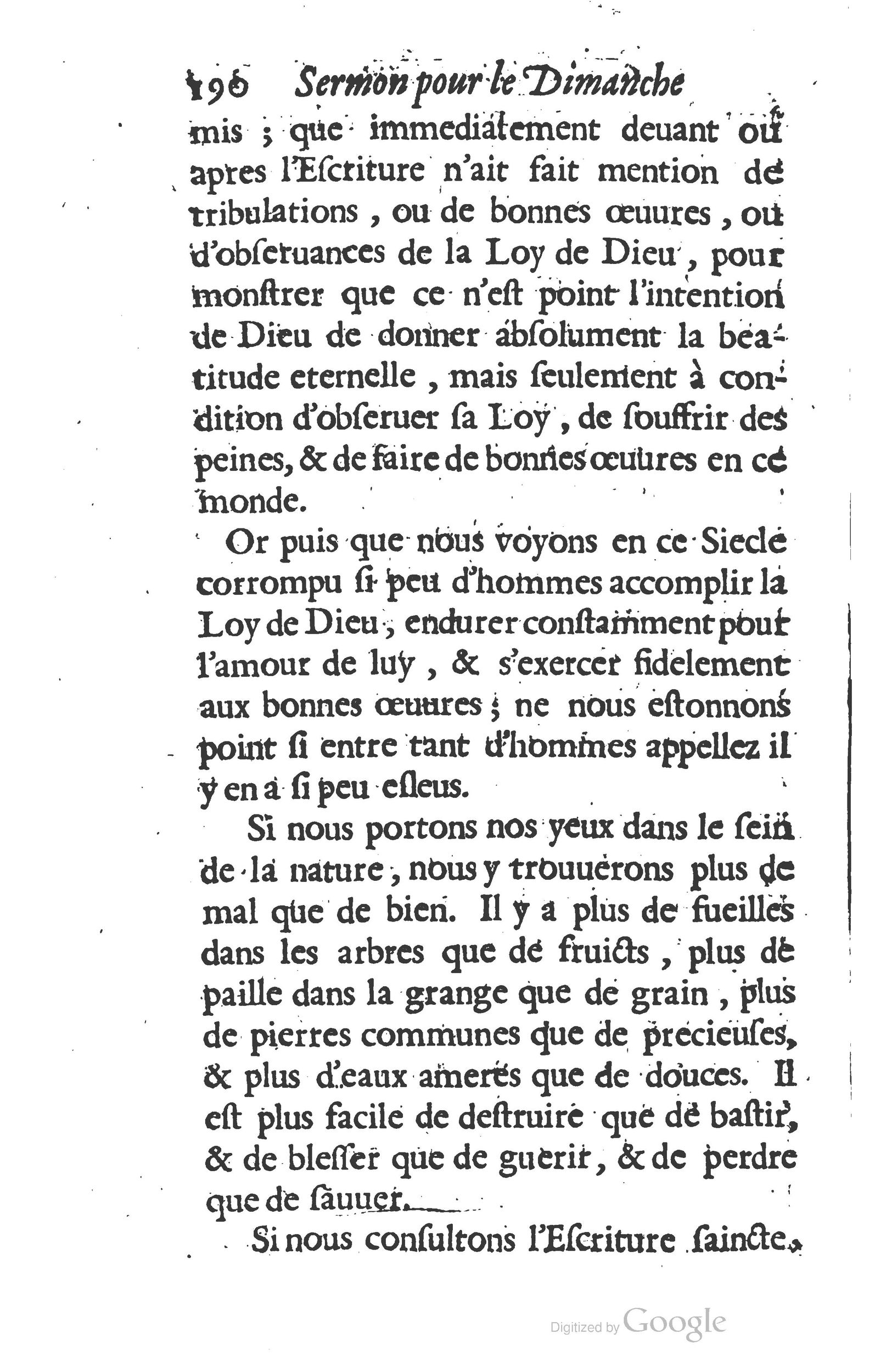 1629 - Manassés de Préaulx - Sermons ou Trésors de la piété chrétienne - BM Lyon