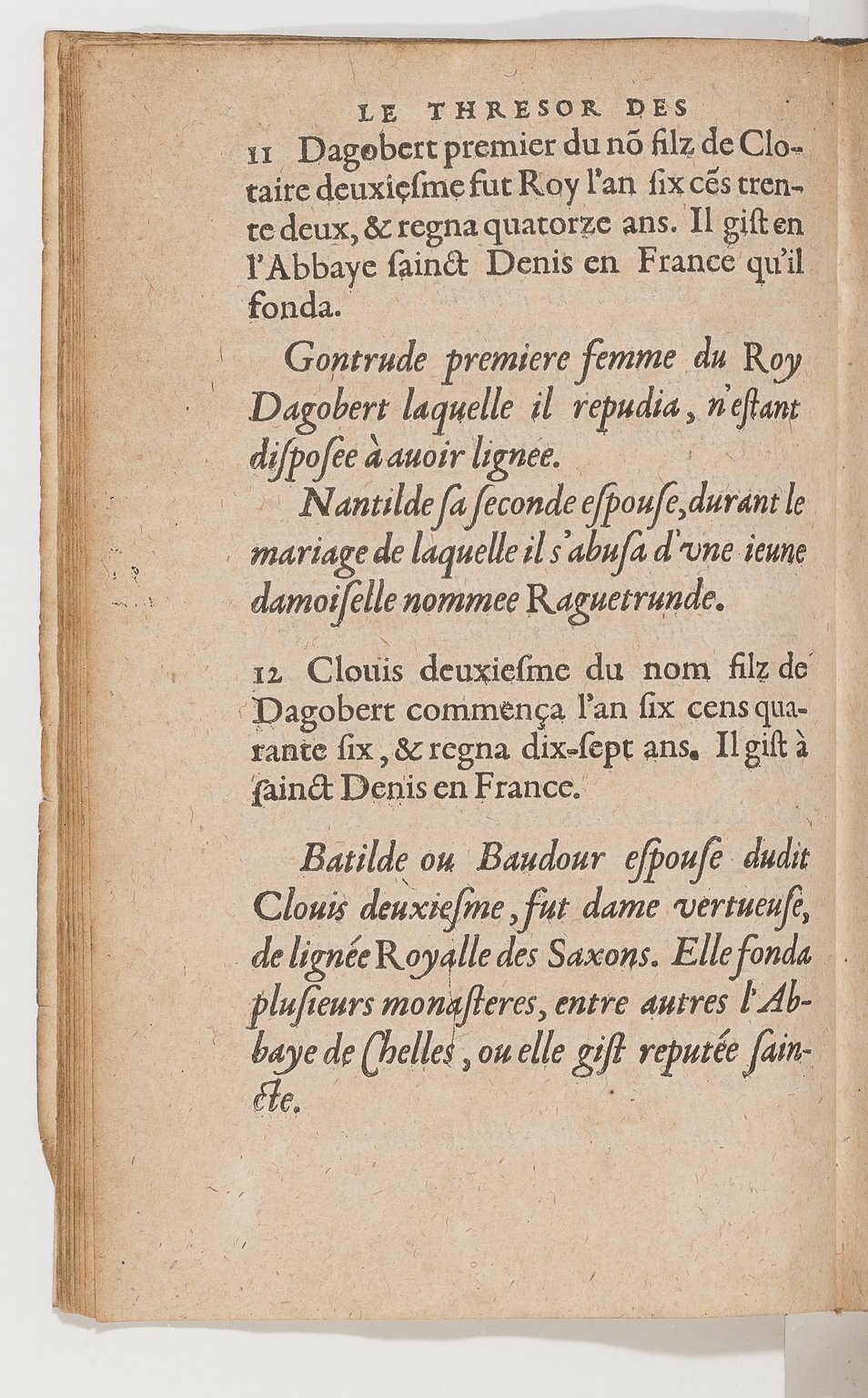 1583 - Galiot Corrozet - Trésor des histoires de France - BnF