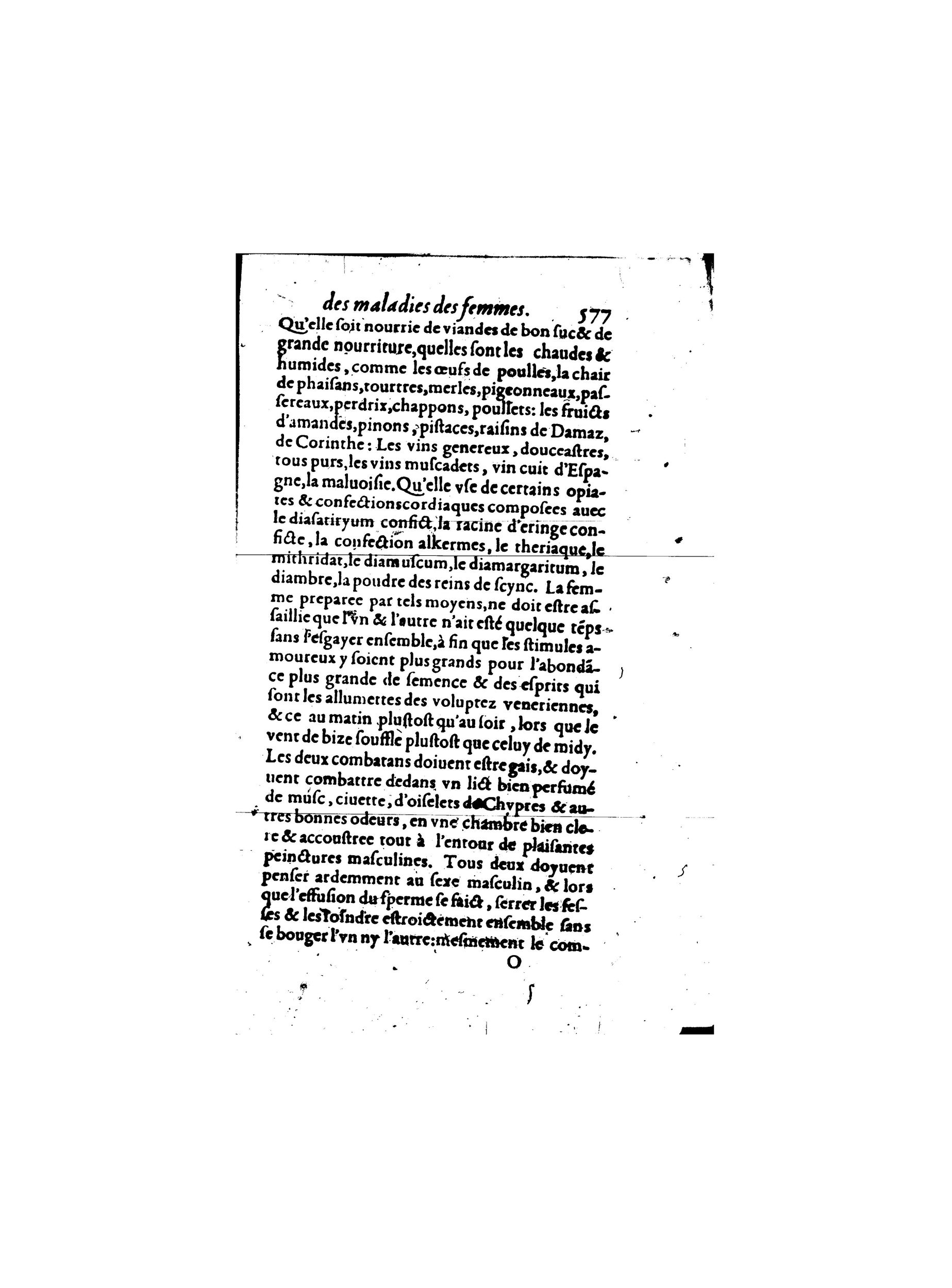 1587 - Jacques du Puis - Trésor des remèdes secrets pour les maladies des femmes - BnF