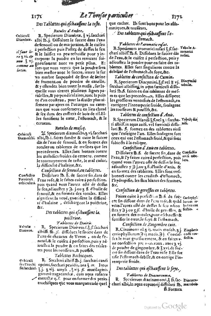 1616 - Étienne Gamonet - Grand trésor ou dispensaire - BSB Munich