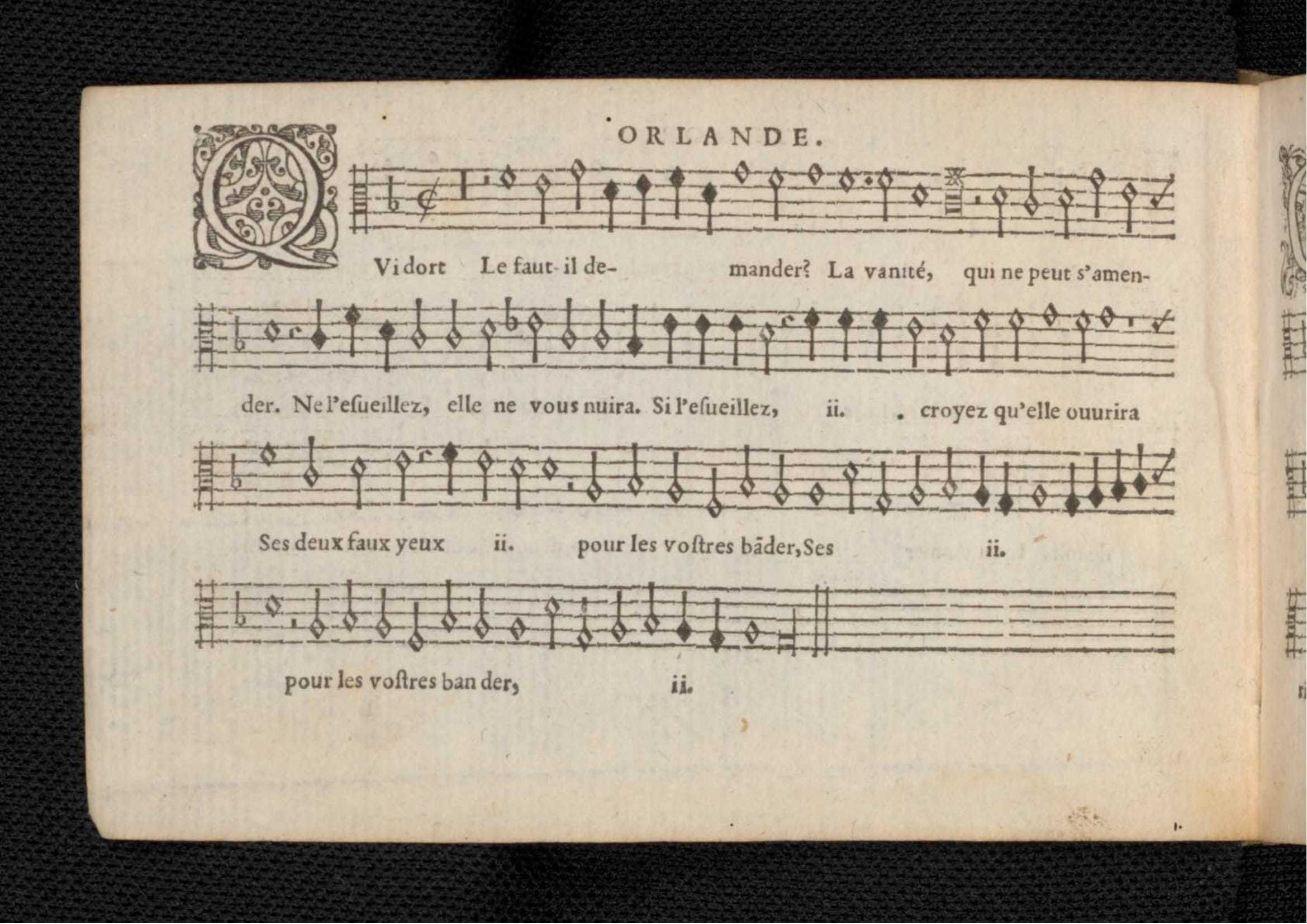 1576 - [Pierre de Saint-André] - Trésor de musique d’Orlande de Lassus Tenor - KBR Bruxelles