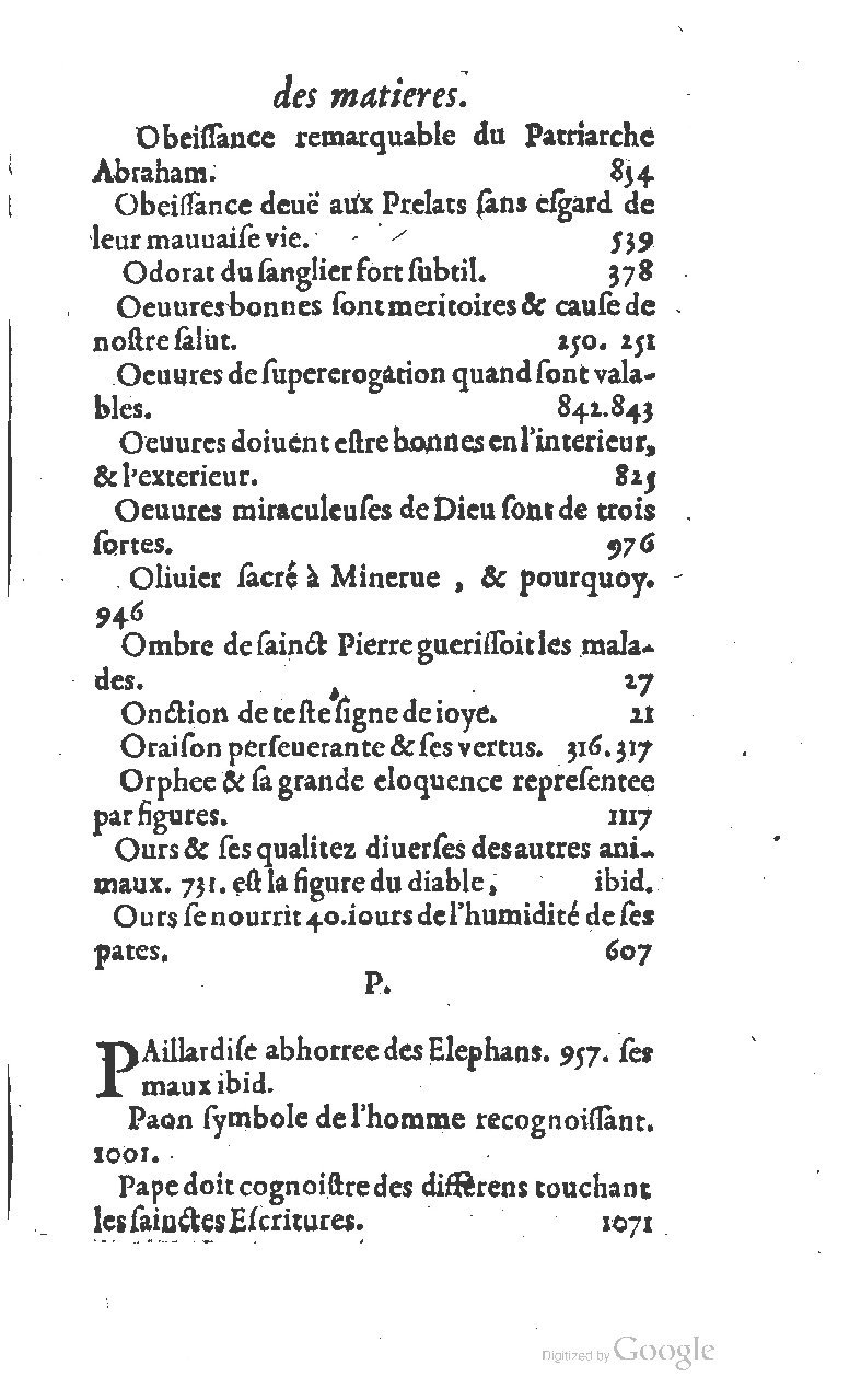 1607 - Nicolas Du Fossé - Trésor quadragésimal - T 01 - BM Lyon