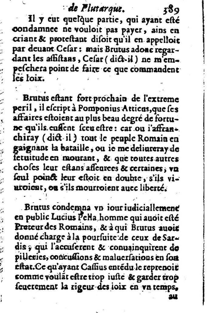 1611 - Pierre Rigaud - Trésor des vies de Plutarque - BM Lyon