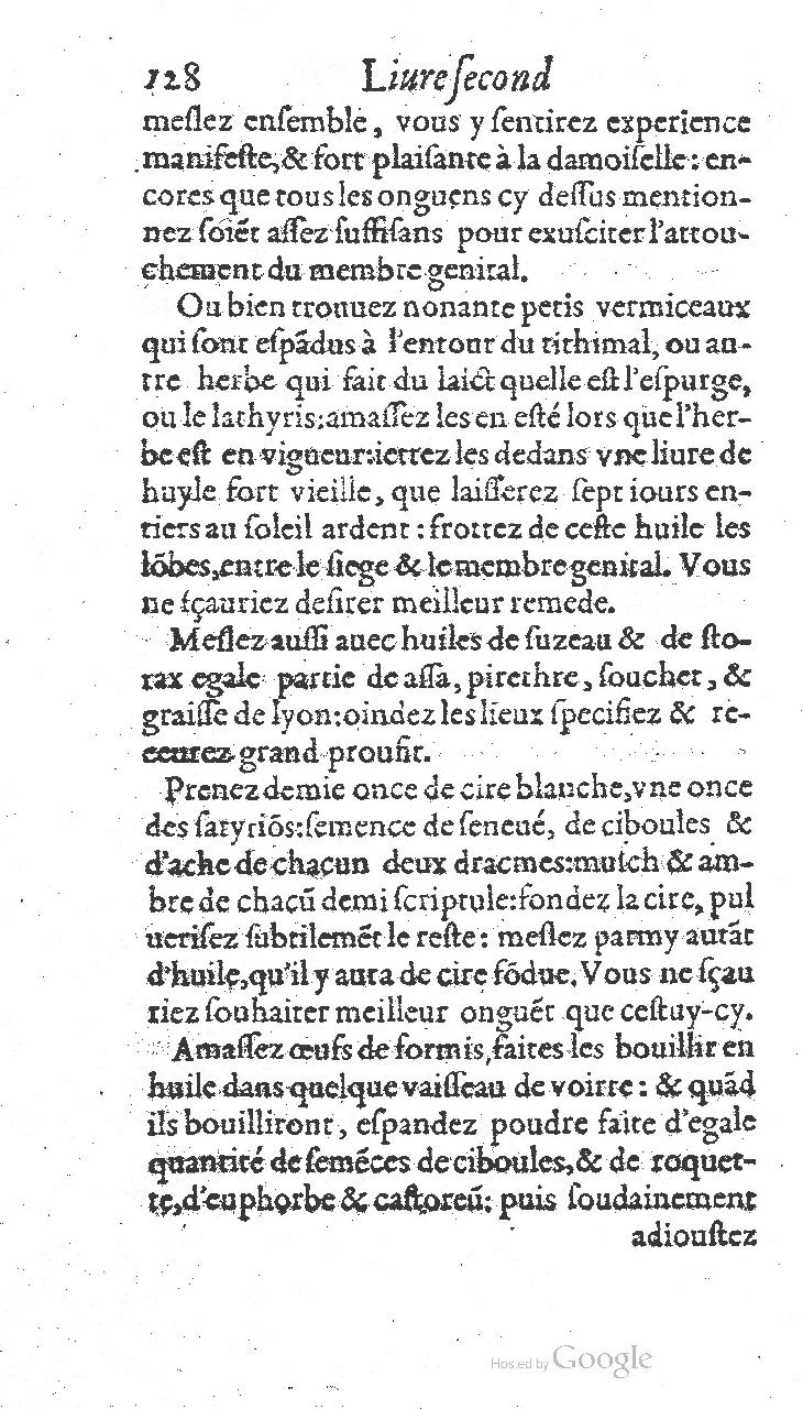 1585 - Jacques du Puis - Trésor des remèdes secrets pour les maladies des femmes - BnF