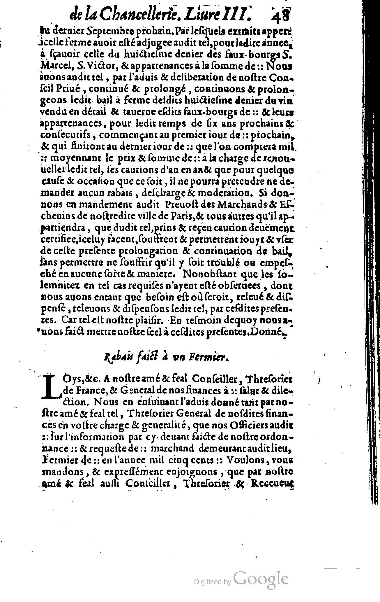 1614 - Jean Richer - Trésor du nouveau style et protocole de la chancellerie de France - BSB Munich