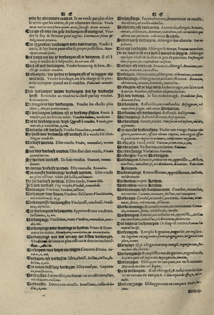 1573 - Christophe Plantin - Trésor du langage bas-allemand - Greifswald 1573 - Christophe Plantin - Trésor du langage bas-allemand - Greifswald