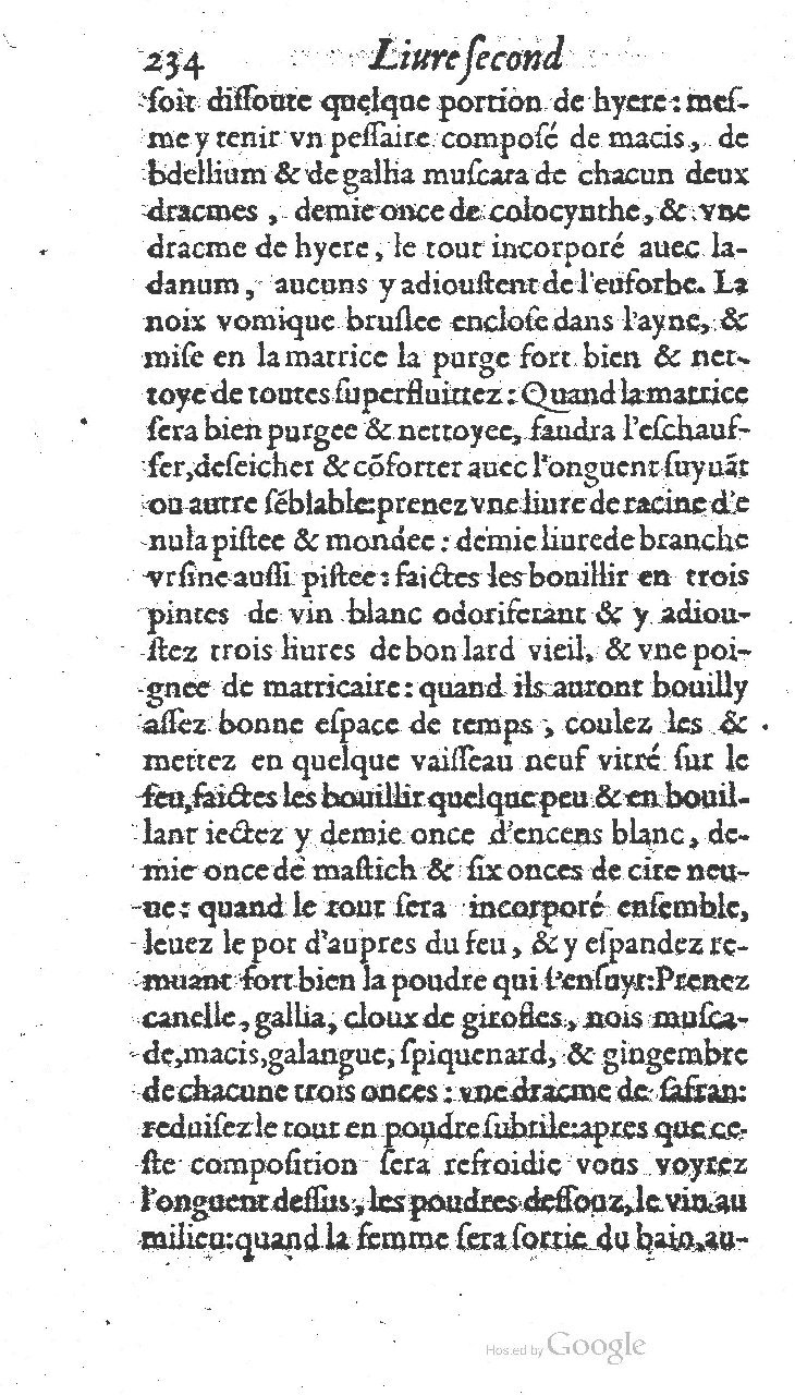 1585 - Jacques du Puis - Trésor des remèdes secrets pour les maladies des femmes - BnF