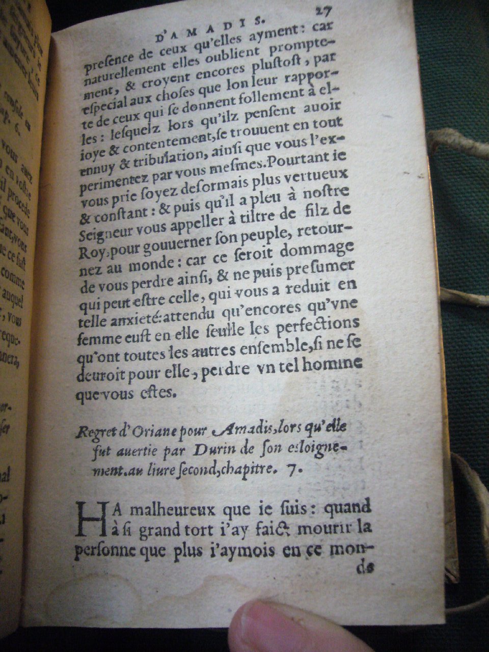 1567 - Jean Pygot - Trésor des Amadis - BnF Arsenal