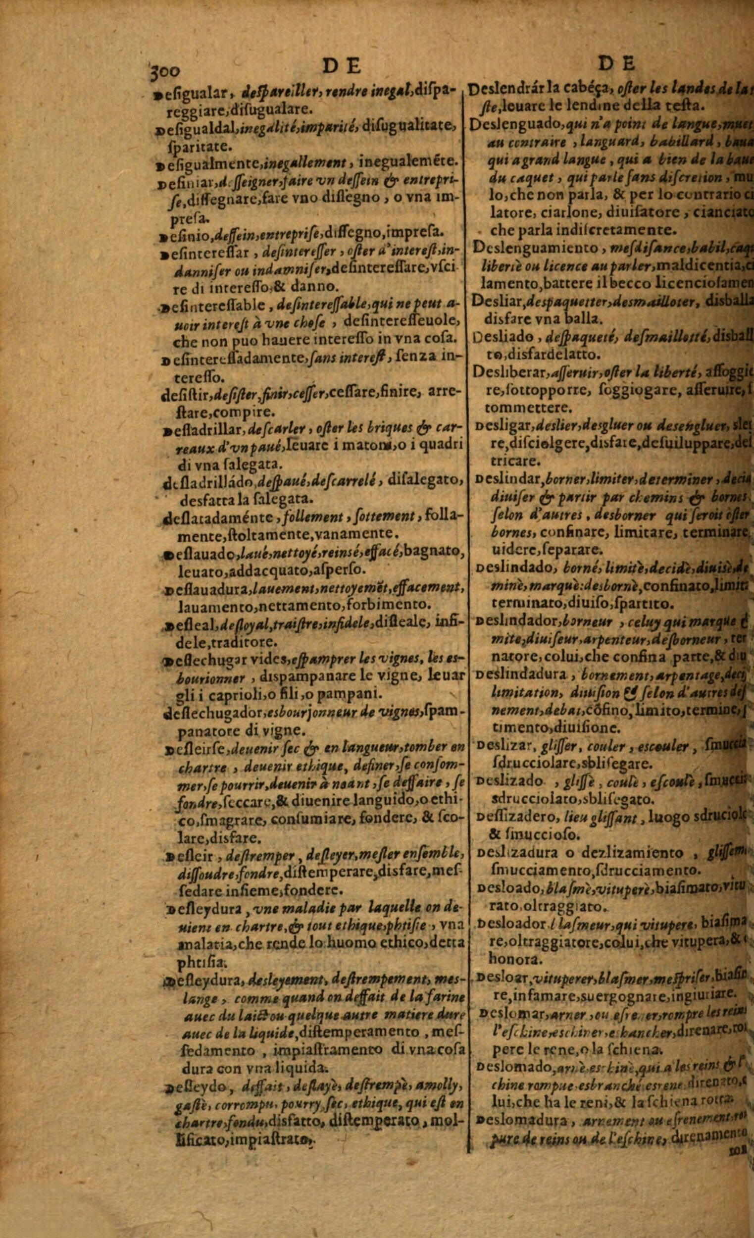 1617 - Samuel Crespin - Trésor des trois langues espagnole, française et italienne (Première partie) - Regensburg