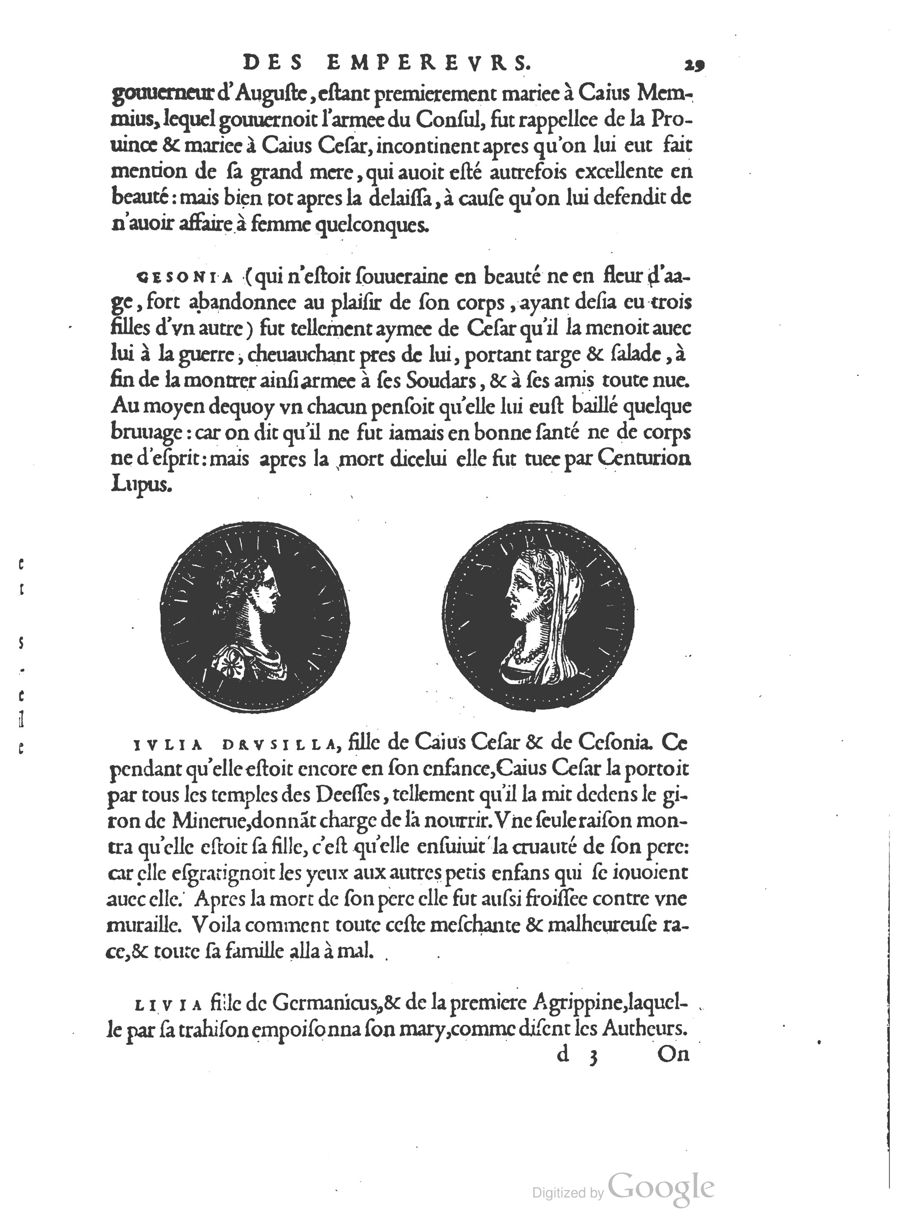 1553 - Jacopo Strada et Thomas Guérin - Épitome du Trésor des antiquités - BM Lyon