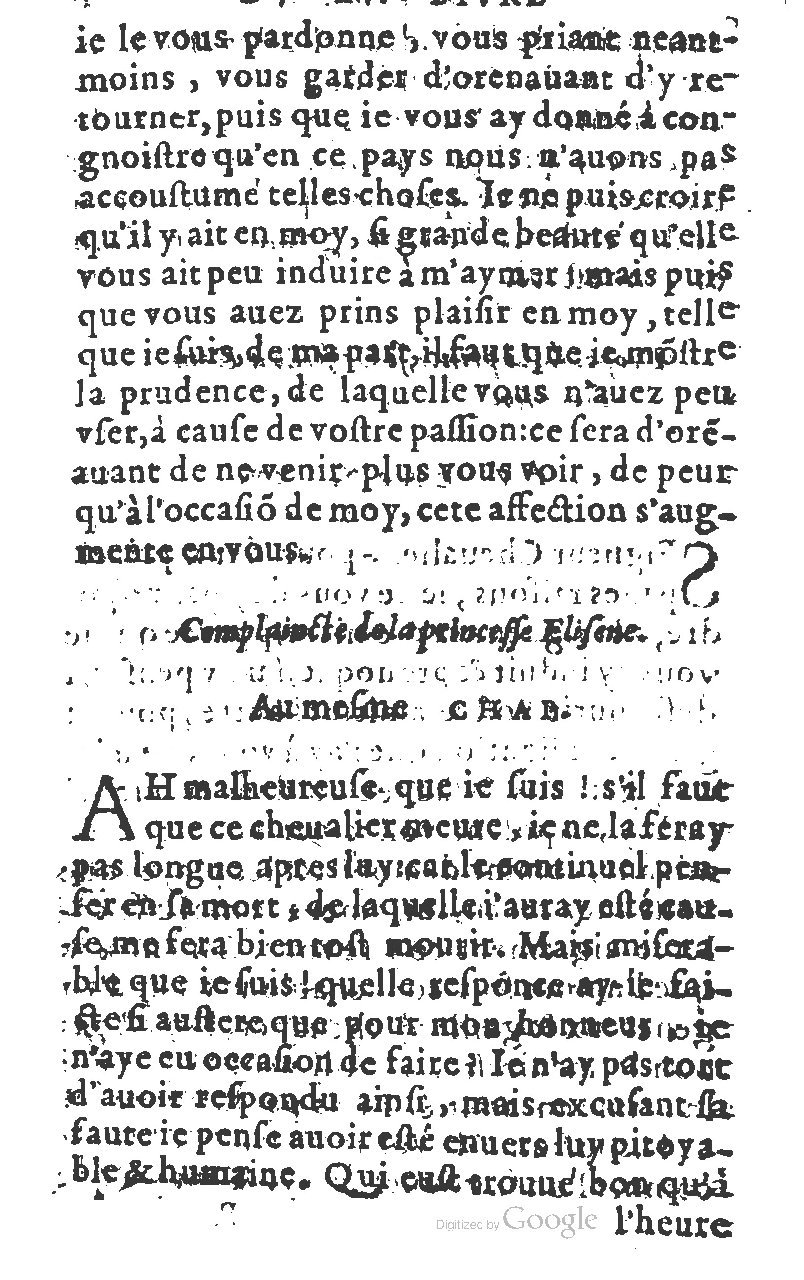 1582 - Jean Huguetan - Trésor des Amadis T. 1 - BM Lyon