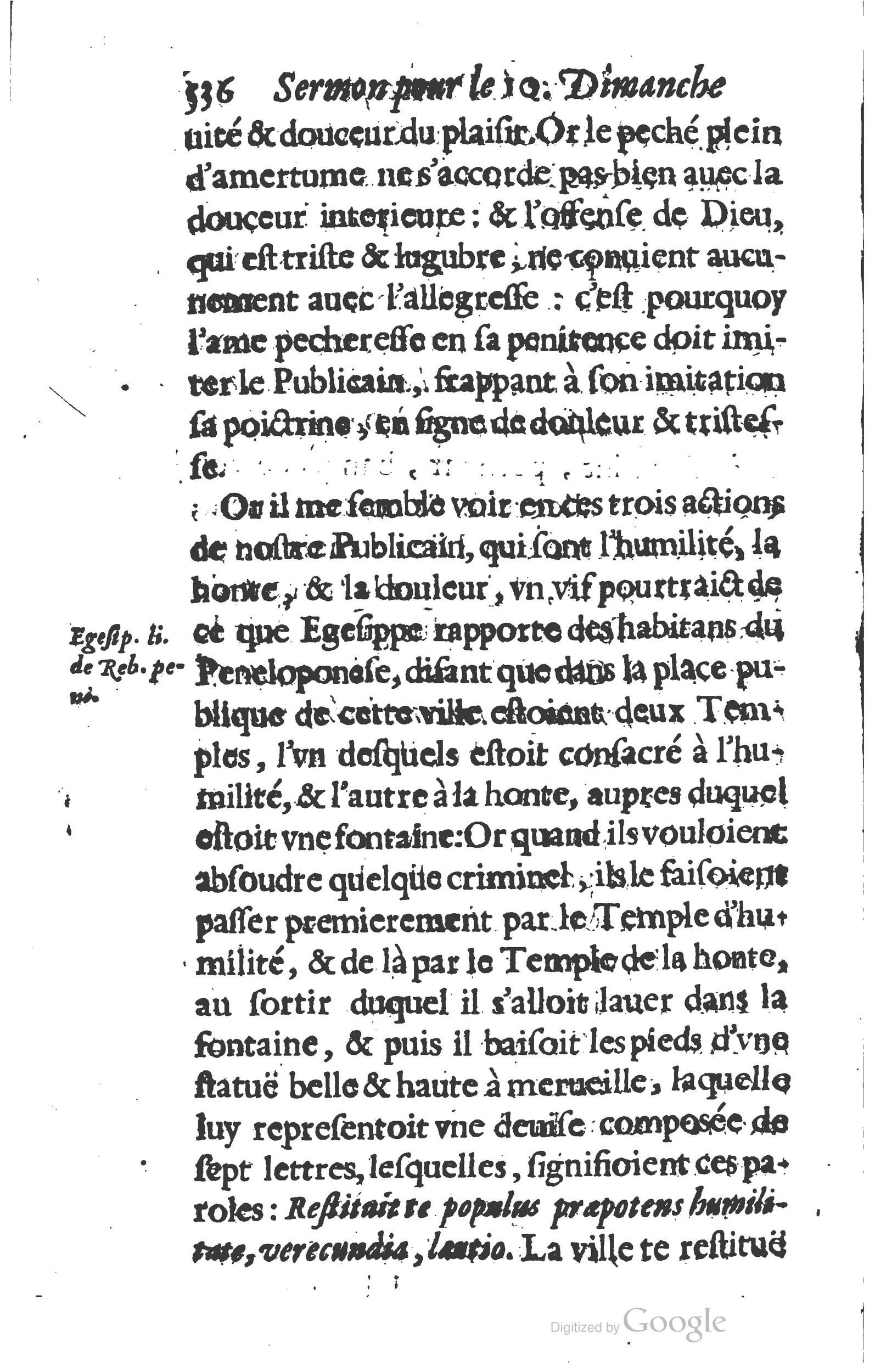 1629 - Manassés de Préaulx - Sermons ou Trésors de la piété chrétienne - BM Lyon