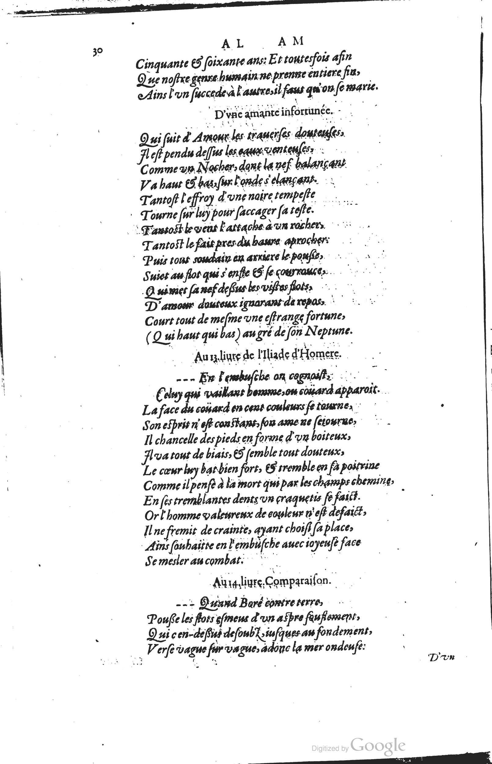 1585 - Barthélemy Honorat - Bibliothèques françaises - BSB Munich