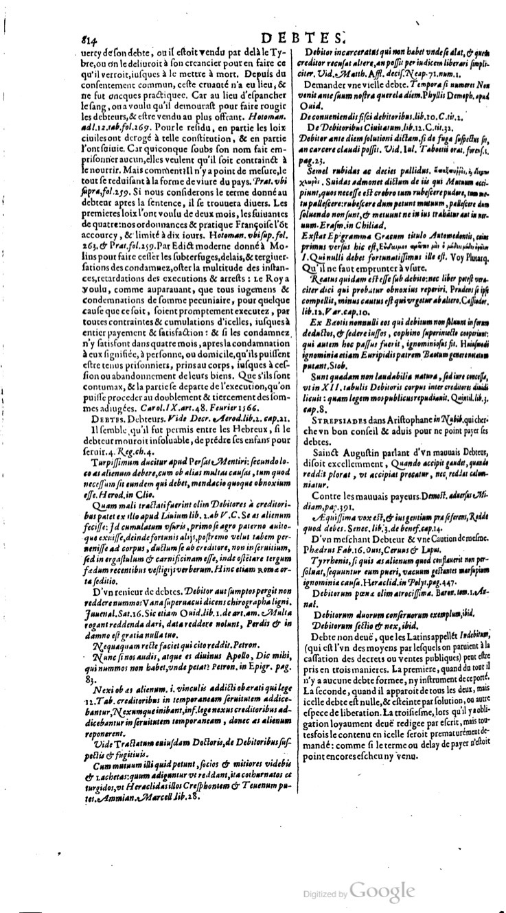 1629 - Veuve Nicolas Buon - Trésor du droit français (29620 T. 1) - BM Lyon