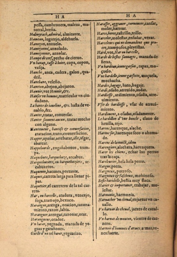 1607 - Marc Orry - Trésor des deux langues espagnole et française (Première et Seconde parties) - ÖNB Wien