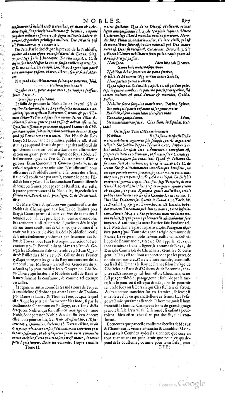 1629 - Veuve Nicolas Buon - Trésor du droit français (29620 T. 2) - BM Lyon