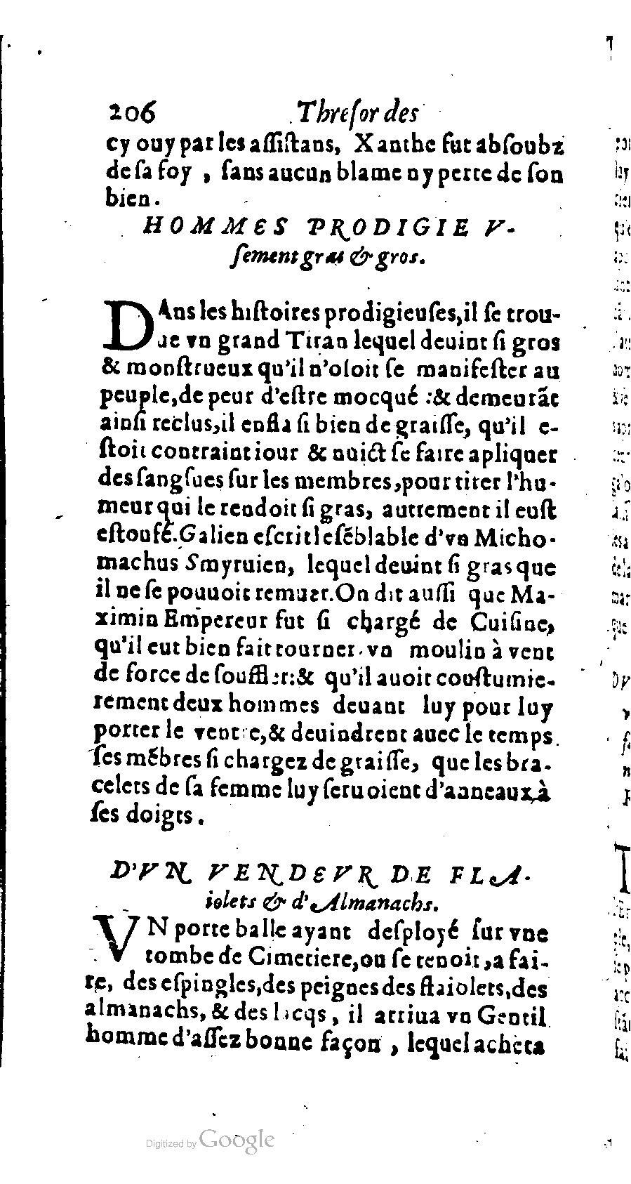 1611 - Romain de Beauvais - Trésor des récréations - BM Lyon
