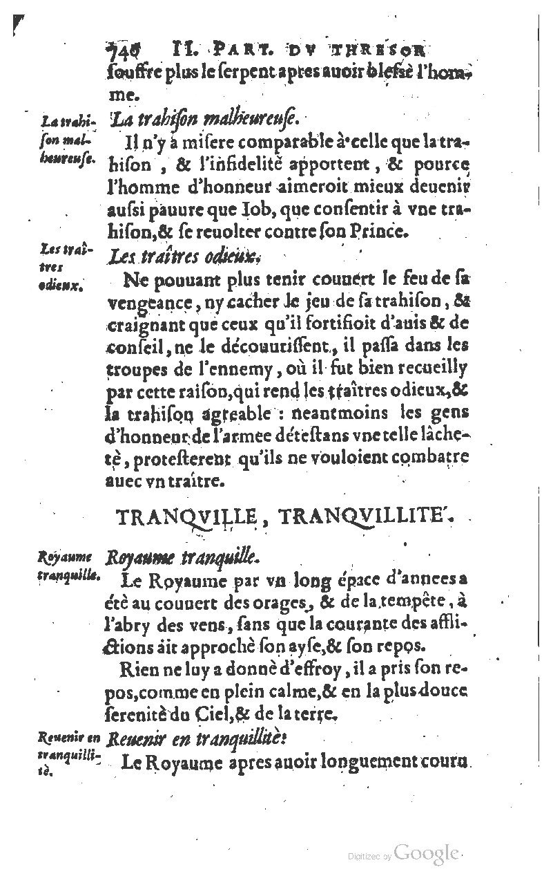 1610 - Louis Coste - Trésor de l’éloquence française (Seconde partie) - BM Lyon