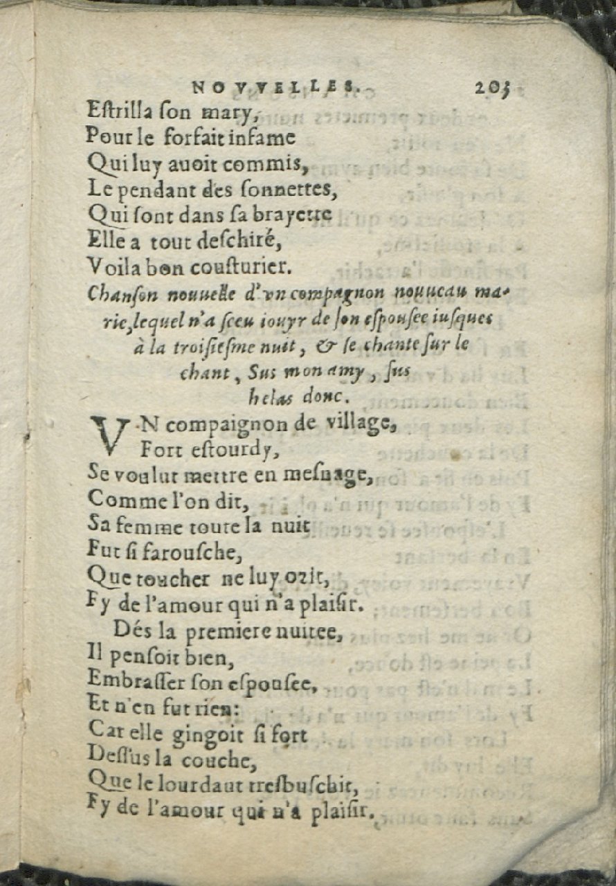 1575 - Pierre Brenouzet - Trésor de tous les recueils de chansons, tant amoureuses, rustiques, que musicales - Det KLG Copenhague
