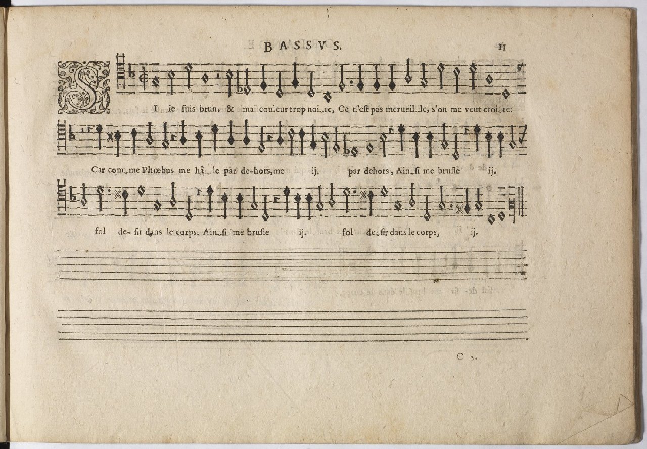 1594 - Paul Marceau - Trésor de musique d&#039;Orlande de Lassus, Superius, Bassus, Tenor, Quinta pars - BnF