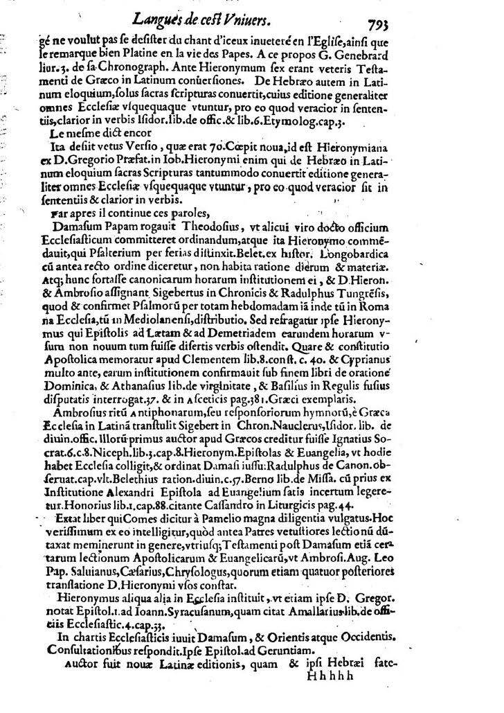 1613 - Matthieu Berjon - Trésor de l’histoire des langues de cet univers - BM Lyon