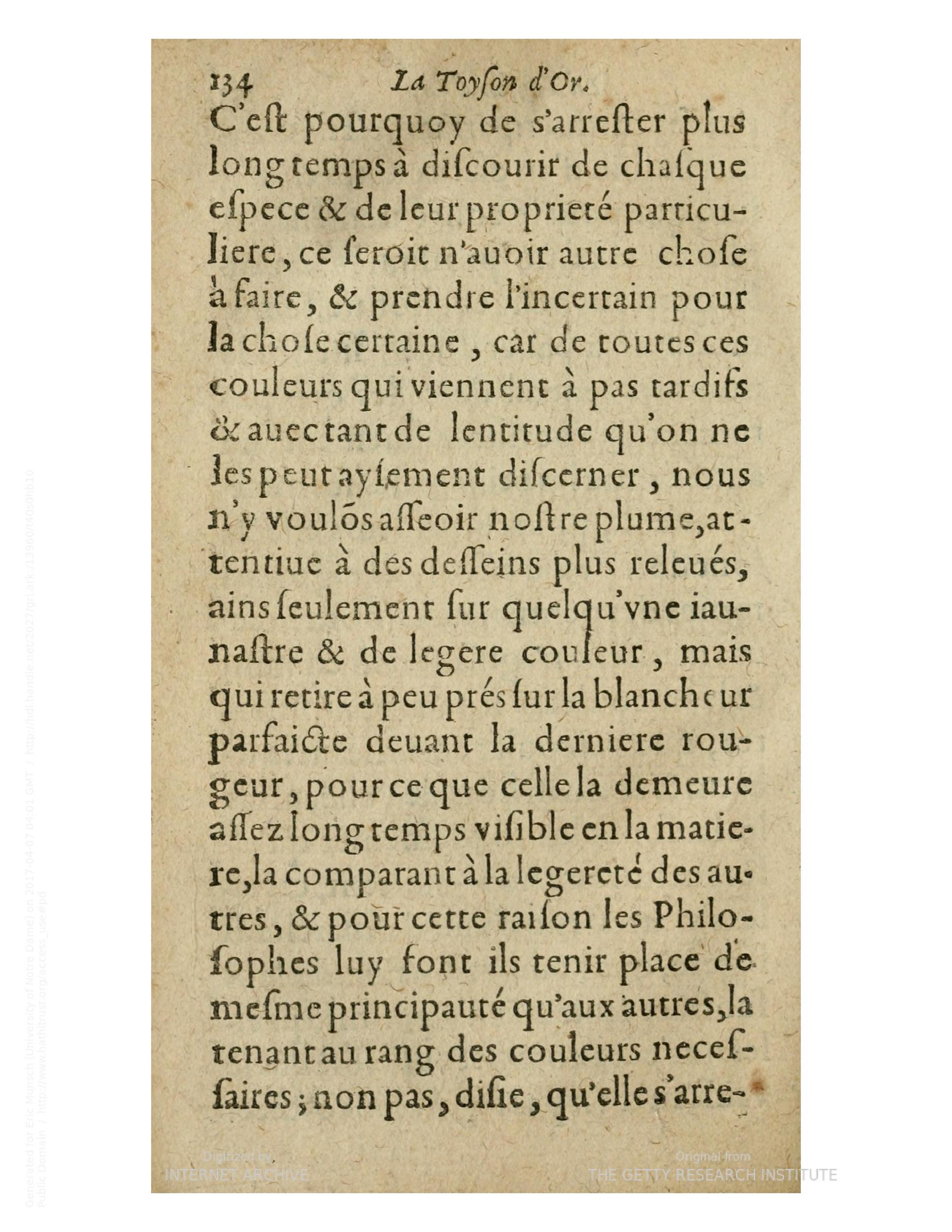 1612 - Charles Sevestre - Toison d’or ou la fleur des trésors - Getty Research Institute