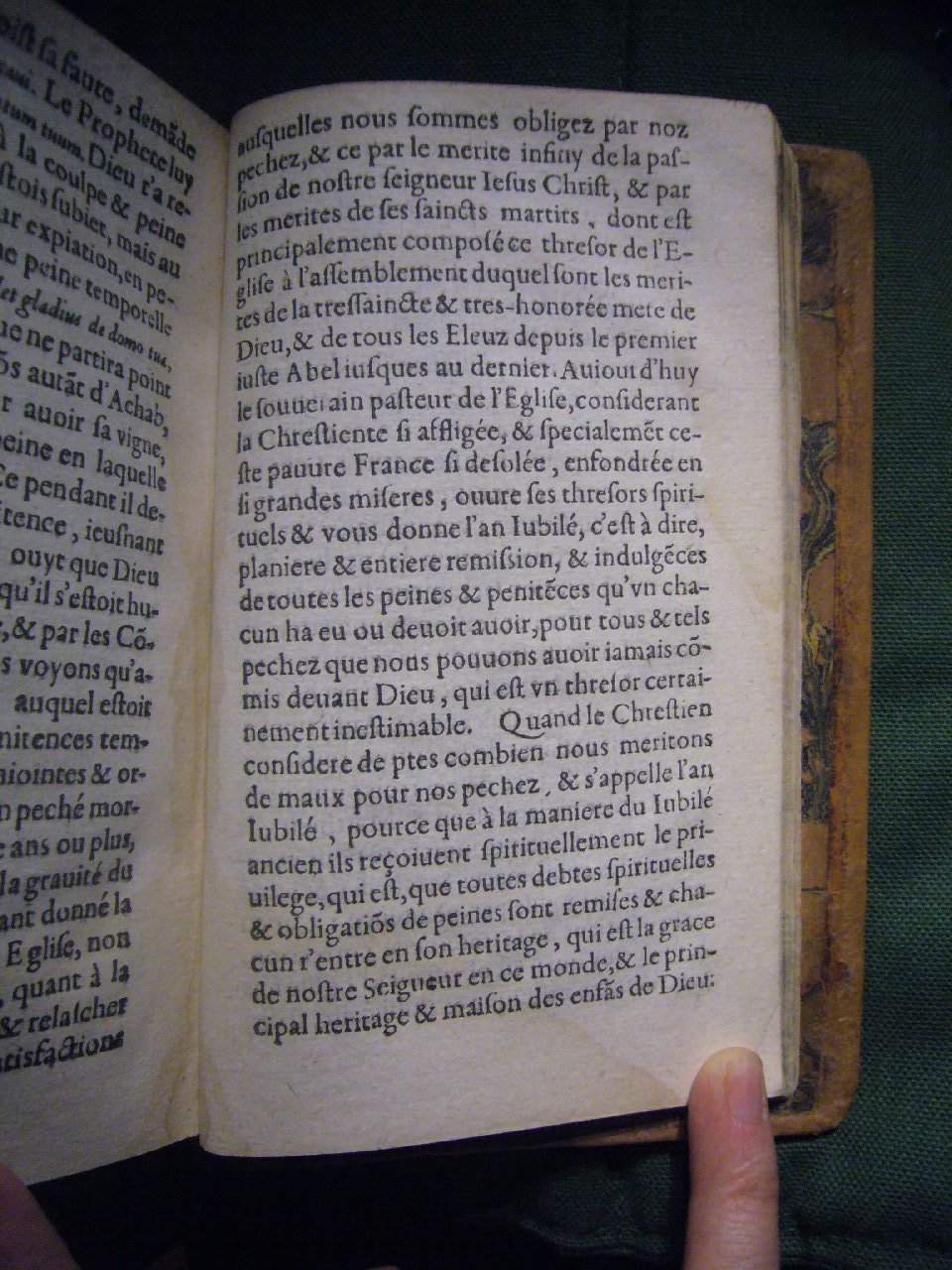 1590 - Jean Moreau - Discours du jubilé tiré du Trésor spirituel de l’Église - BnF