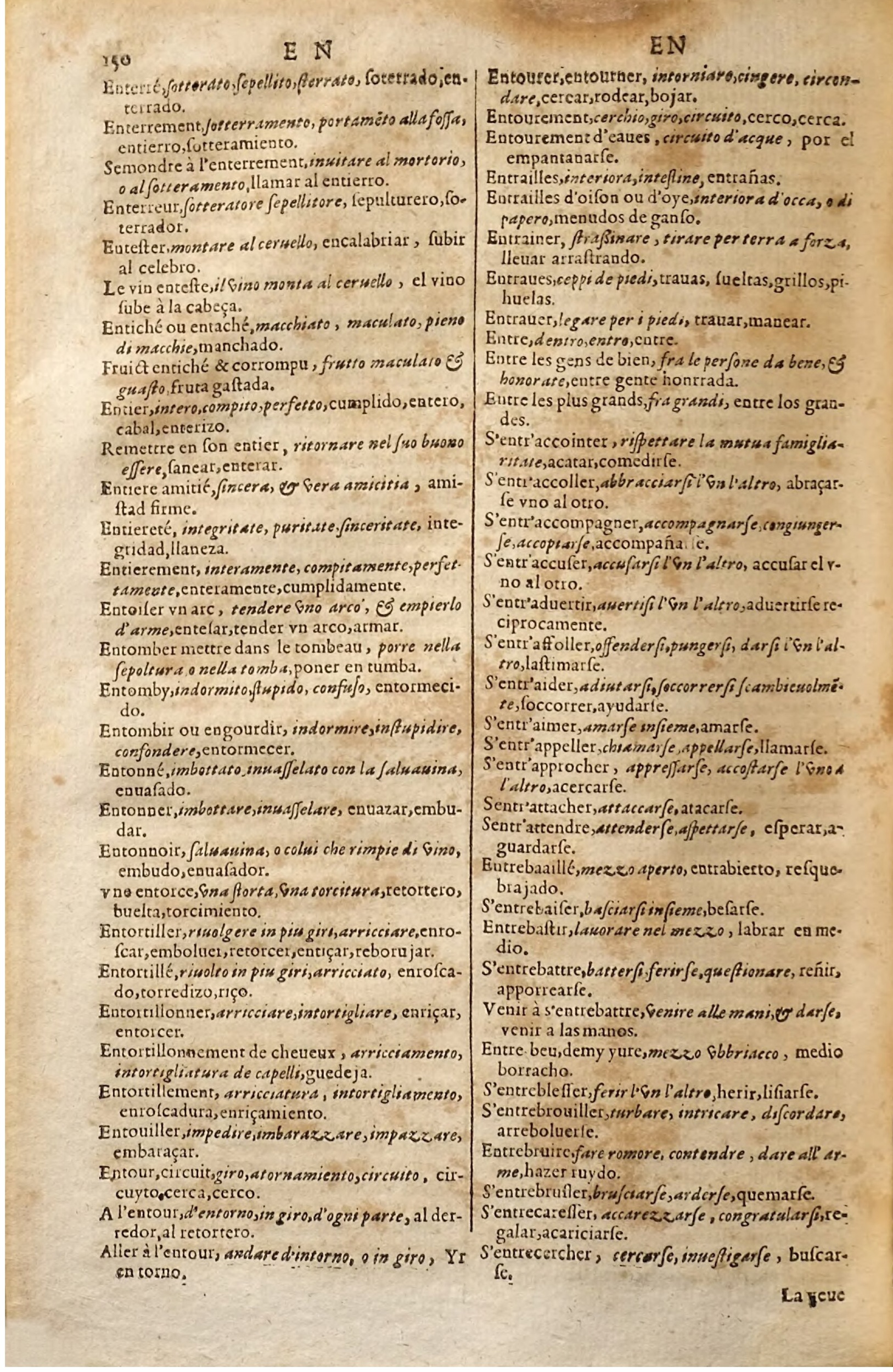 1627 - Jacques Crespin - Trésor des trois langues (Seconde partie) - Regensburg