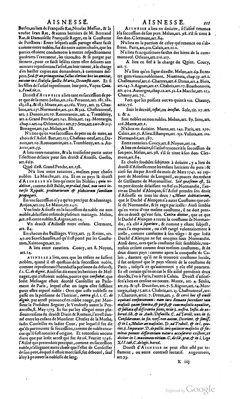 1629 - Veuve Nicolas Buon - Trésor du droit français (21754 T. 1) - BM Lyon