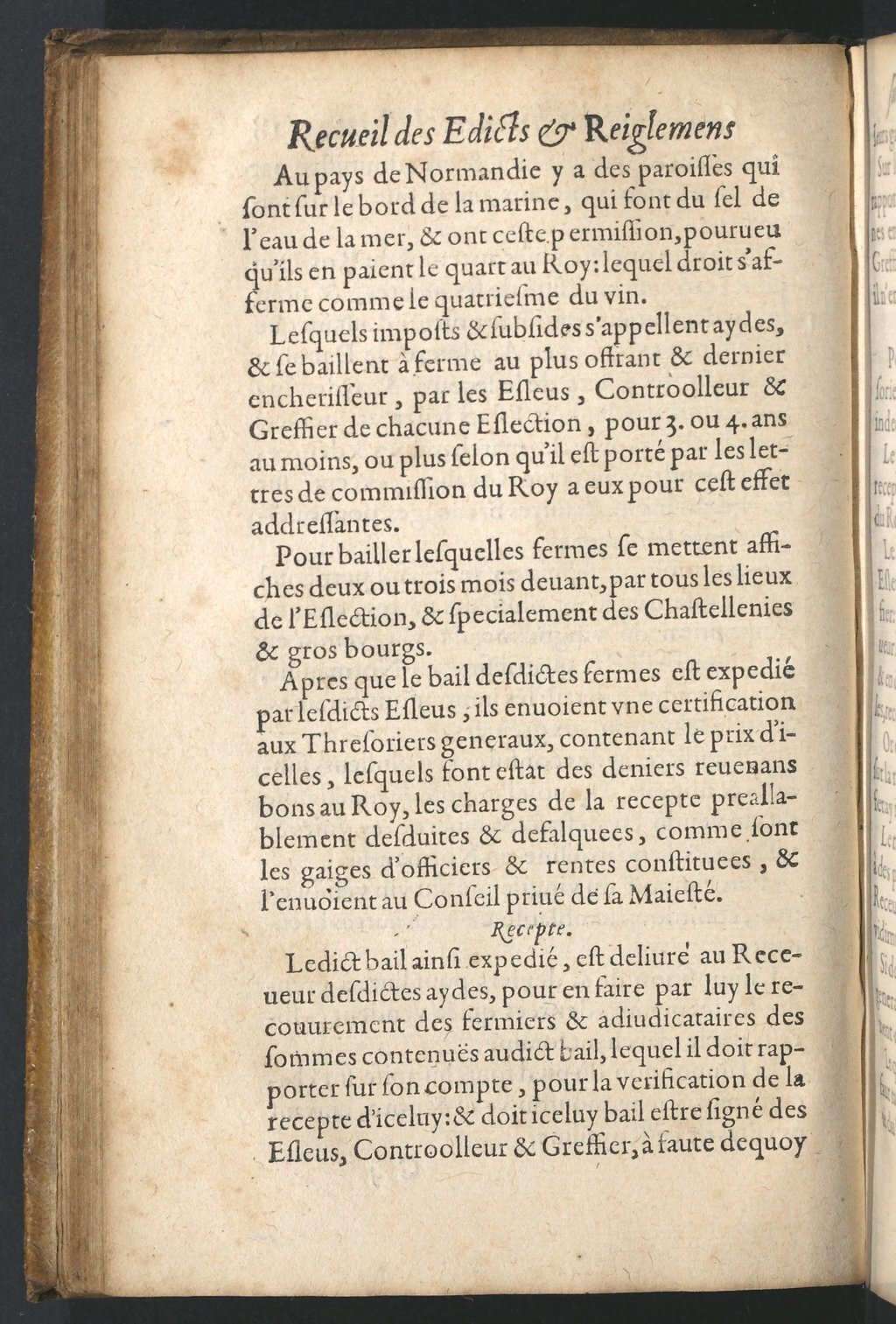 1599 - Claude de Monstr’oeil et Jean Richer - Trésor des instructions des finances - BnF